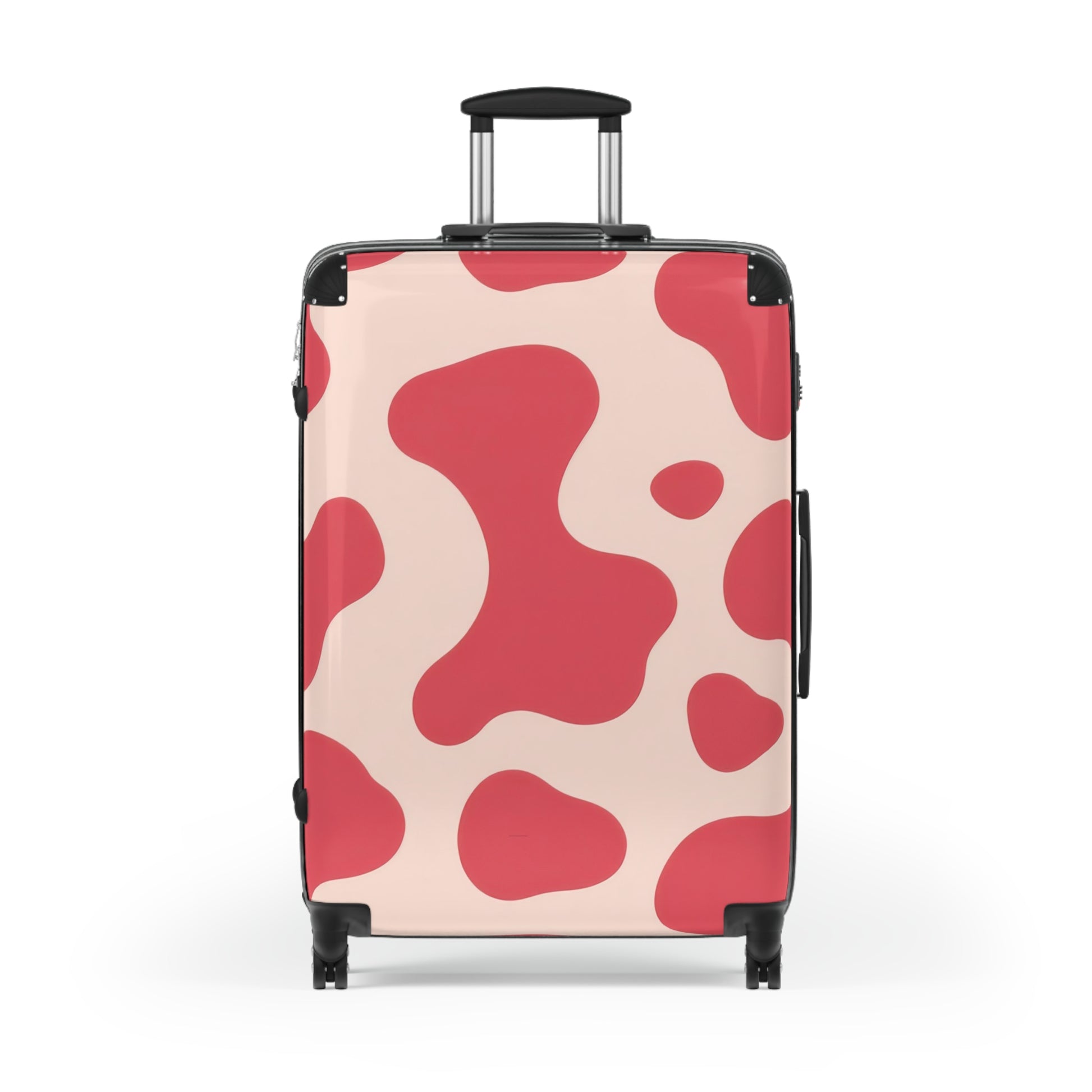 Red Jungle Cow Suitcase, Artsulli - Art is Long, Life is Short, Bags, , , , , , , 