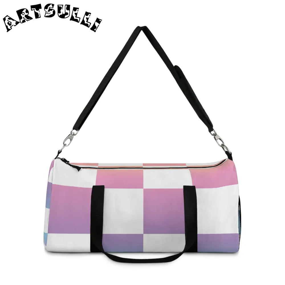 JAKKOUTTHEBXX Vaporwave Check Duffel Bag JAKKOUTTHEBXX Artsulli