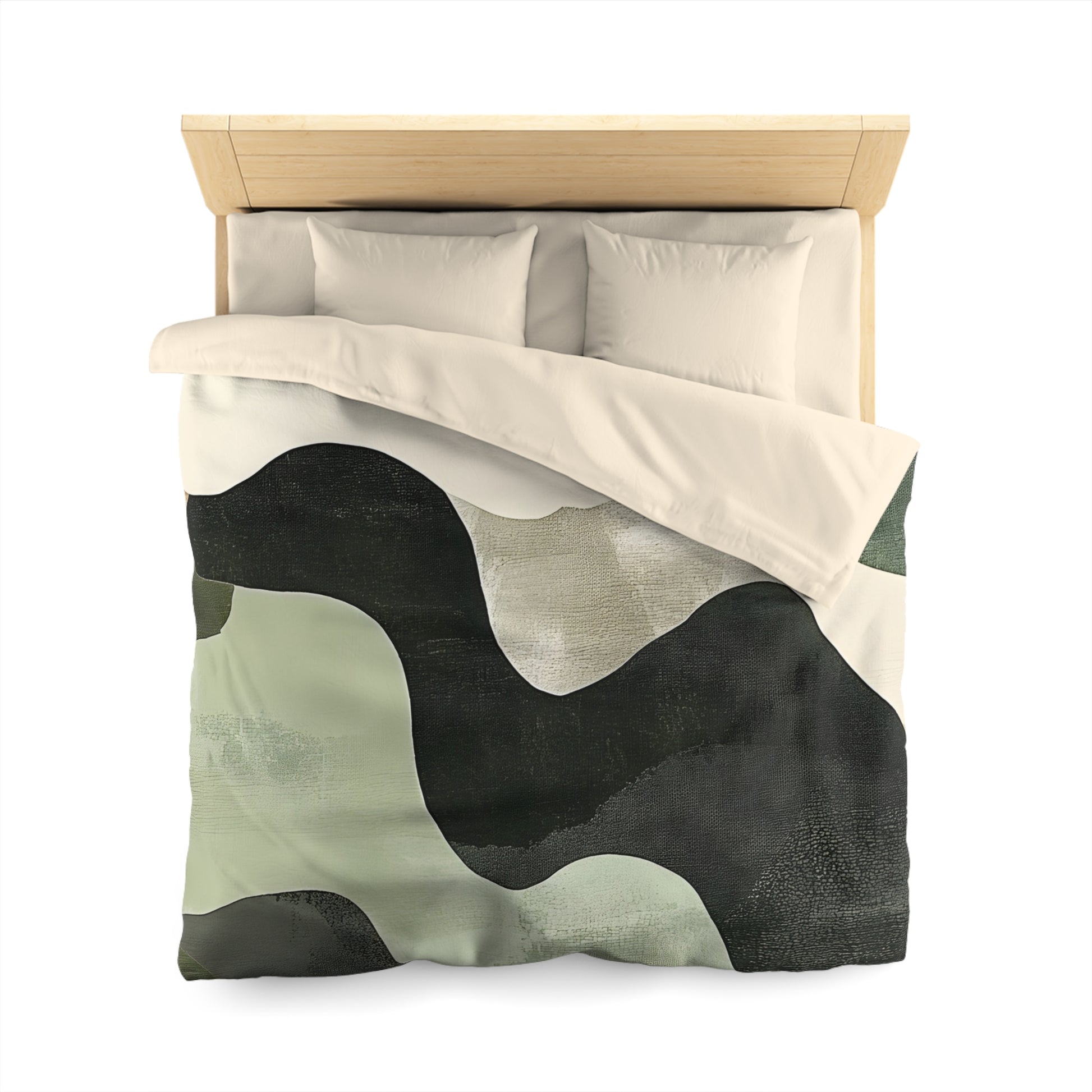 Camo Art Microfiber Duvet Cover, Artsulli - Art is Long, Life is Short, Home Decor, , , , , , , 