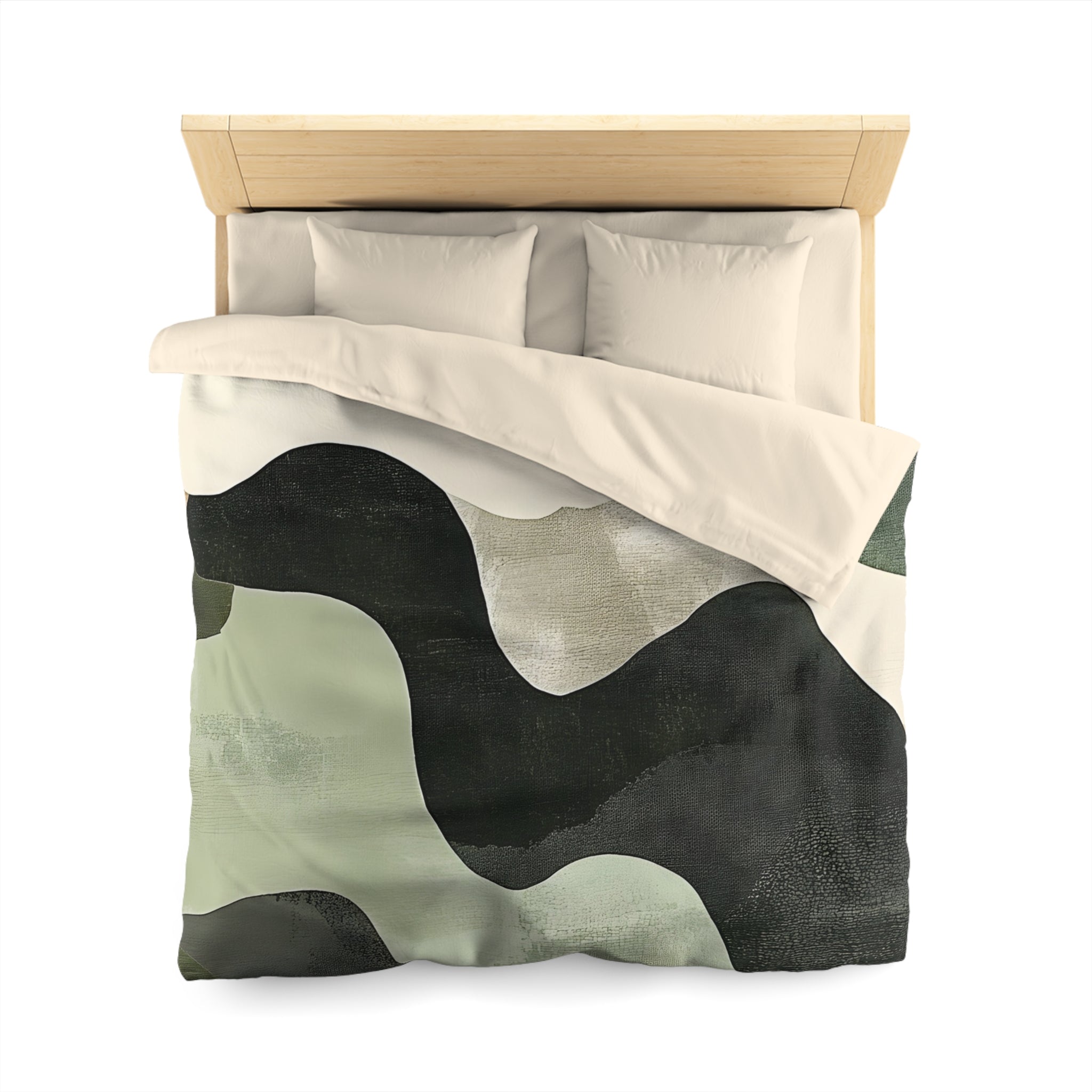 Camo Art Microfiber Duvet Cover, Artsulli - Art is Long, Life is Short, Home Decor, , , , , , , 