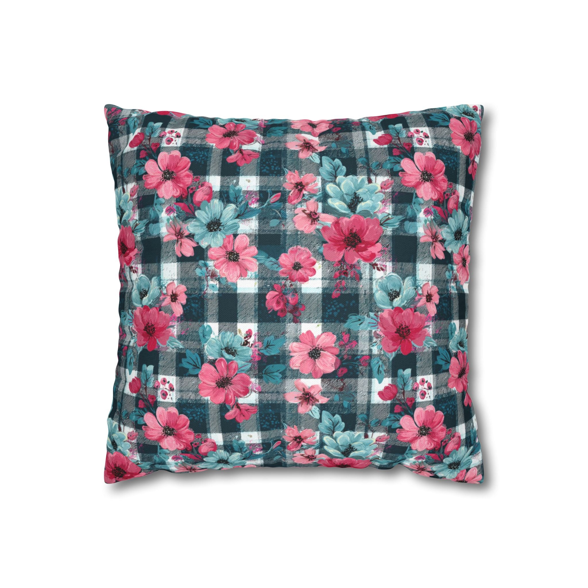 Spun Polyester Square Pillowcase
