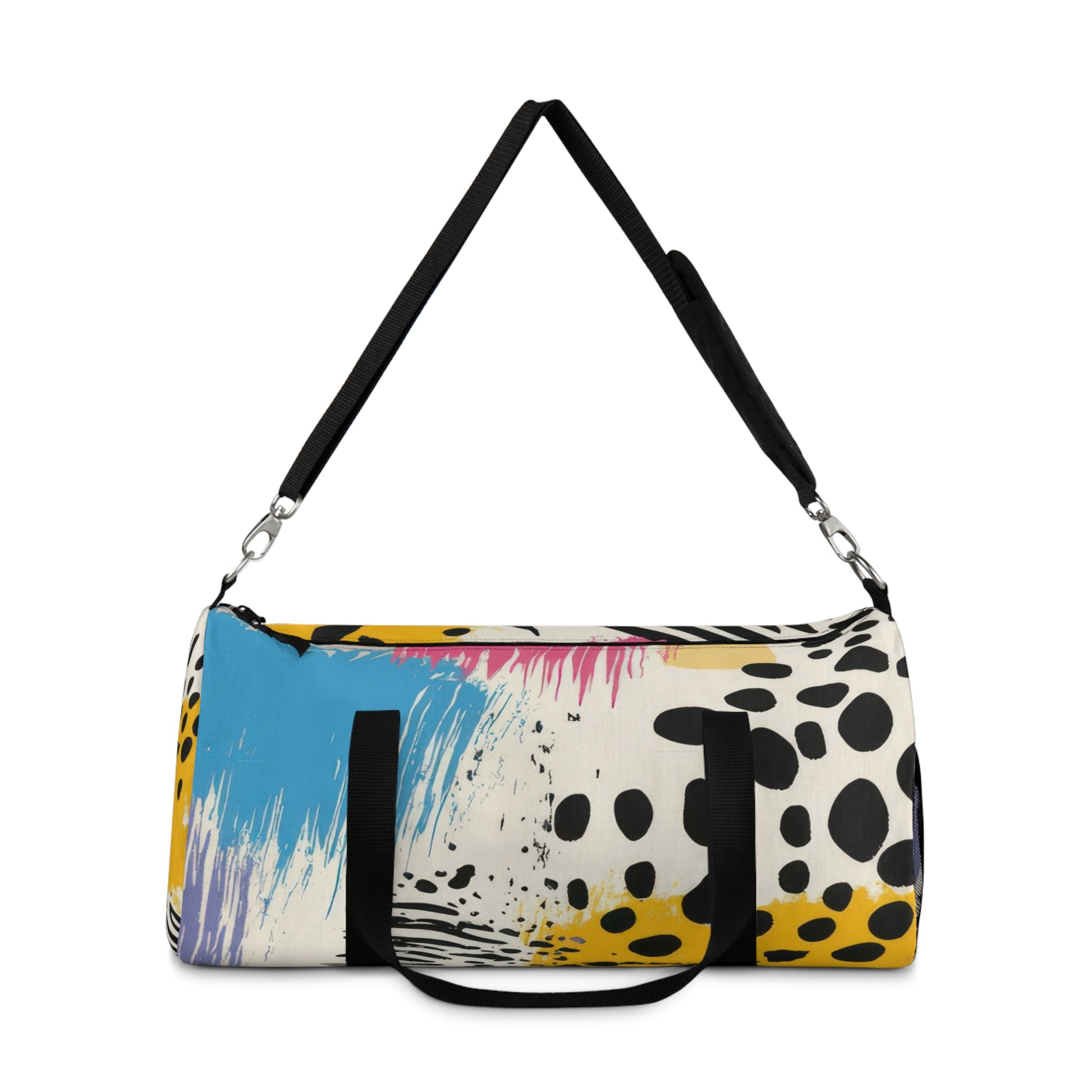 Rae Zebra Rhapsody Duffel Bag, Artsulli - Art is Long, Life is Short, Bags, , , , , , , 