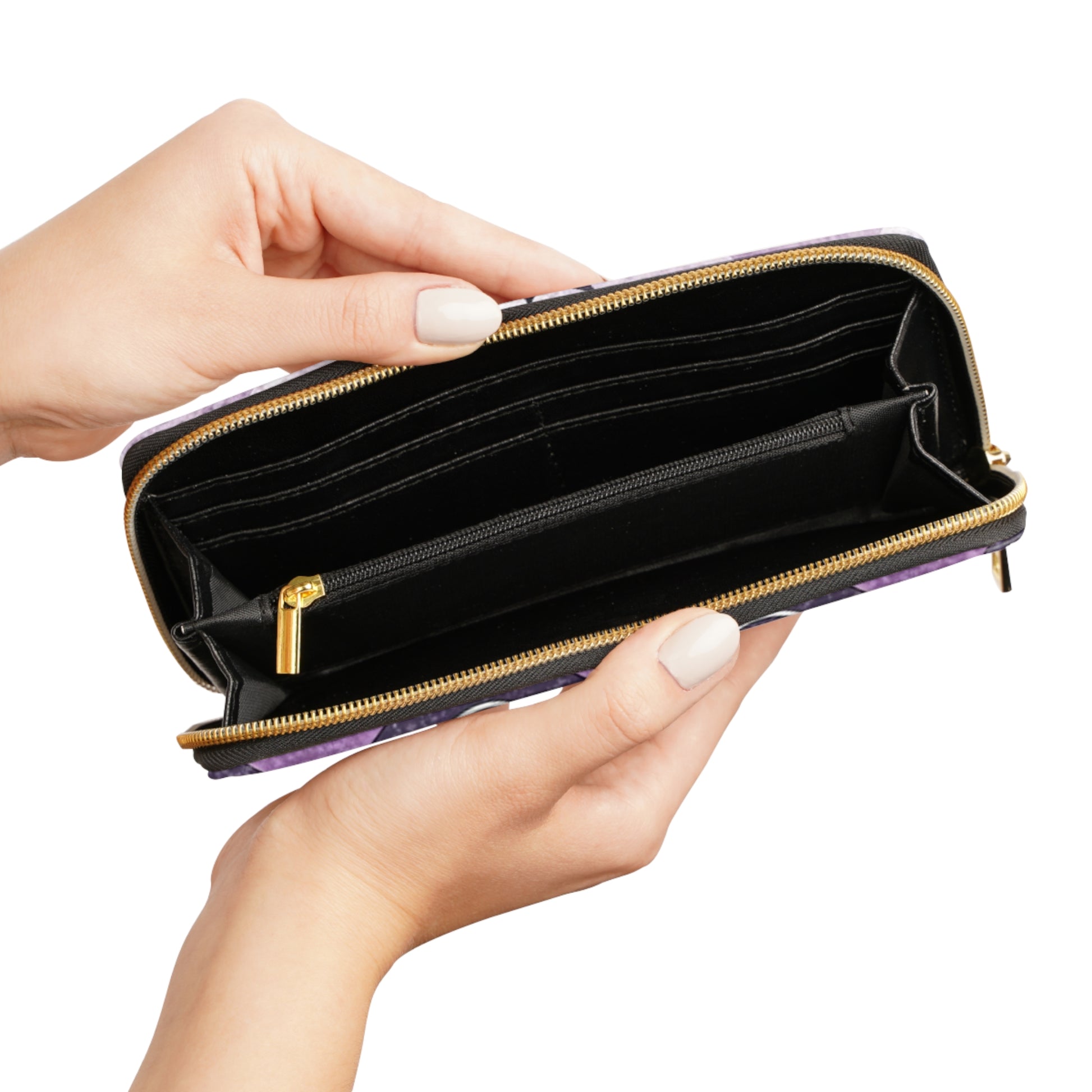 Bat Wave Zipper Wallet, Artsulli - Art is Long, Life is Short, Accessories, , , , , , , 