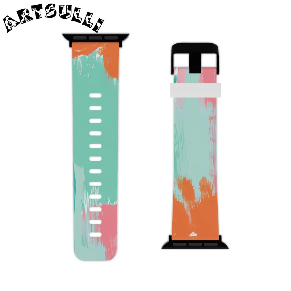 JAKKOUTTHEBXX Preppy Pixel Bloom II Watch Band for Apple Watch