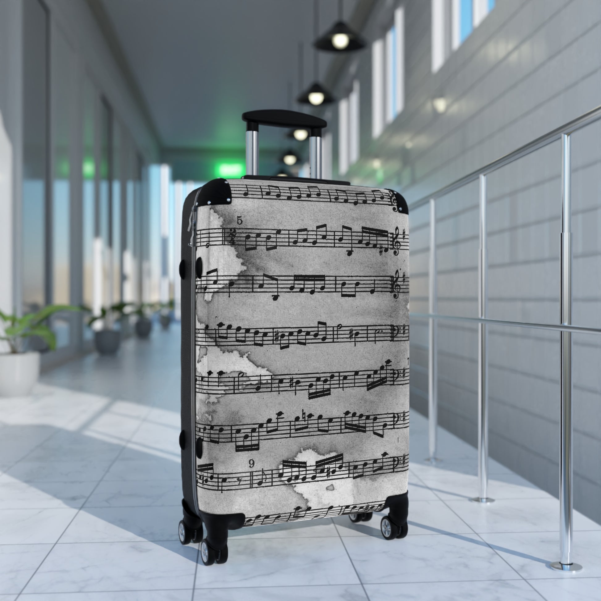 Drip Spill Type Beat Sheet Music Black Suitcase, Artsulli - Art is Long, Life is Short, Bags, , , , , , , 