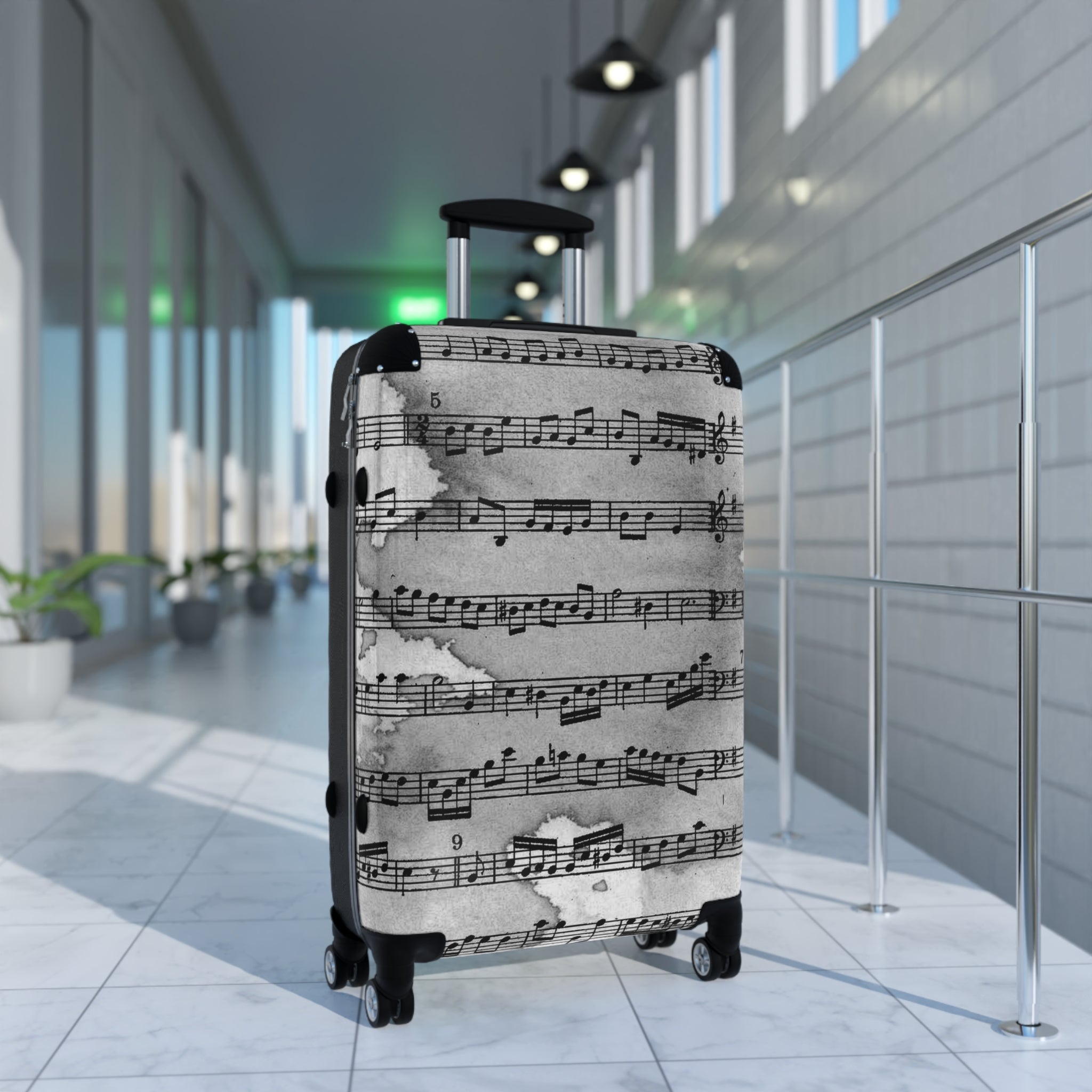 Drip Spill Type Beat Sheet Music Black Suitcase, Artsulli - Art is Long, Life is Short, Bags, , , , , , , 