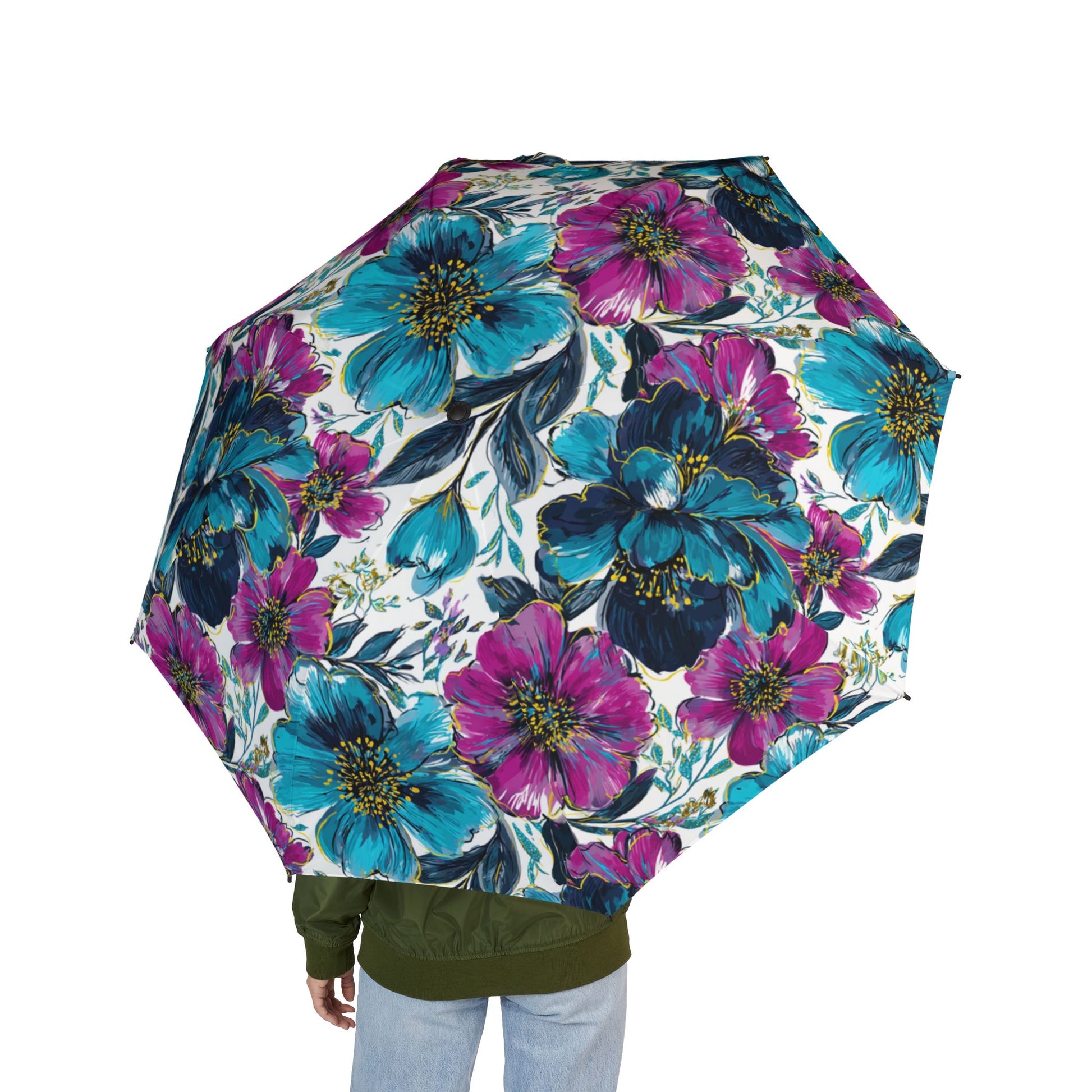 Semi-Automatic Foldable Umbrella, Artsulli - Art is Long, Life is Short, Accessories, , , , , , , 