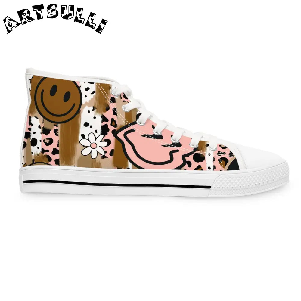 JAKKOUTTHEBXX Sutfin Ghosts Pop Art II Women’s High Top Sneakers