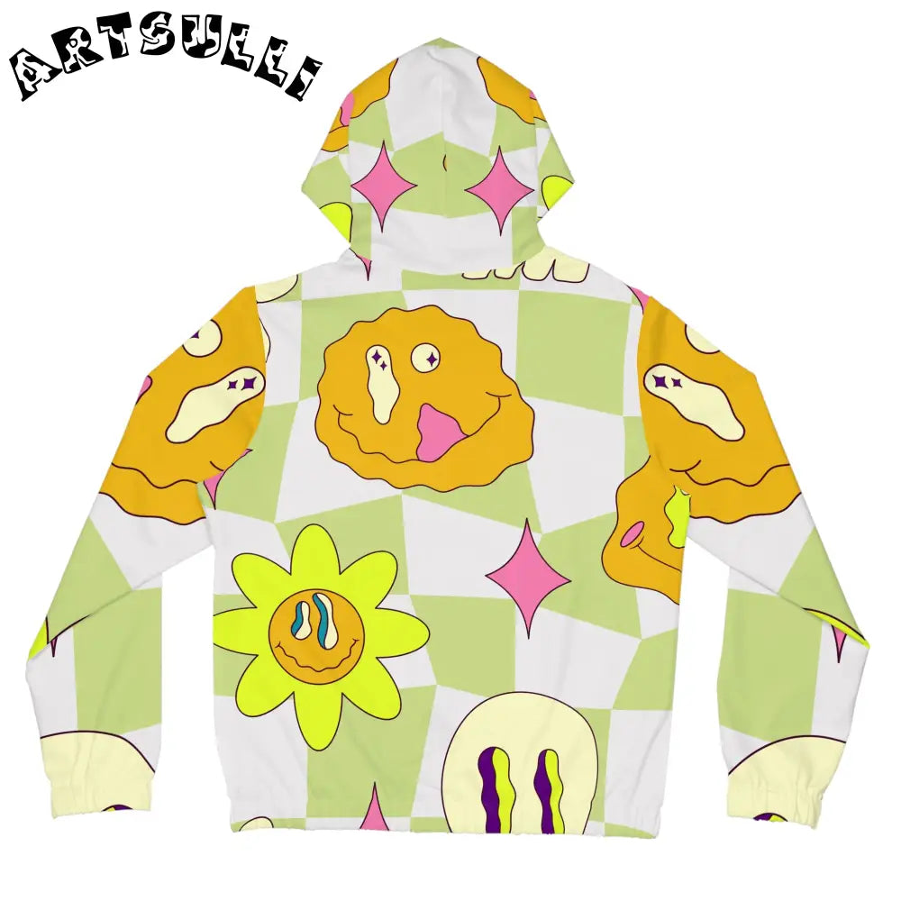 JAKKOUTTHEBXX Sunflower x Checkerboard Trippy Women’s Full-Zip