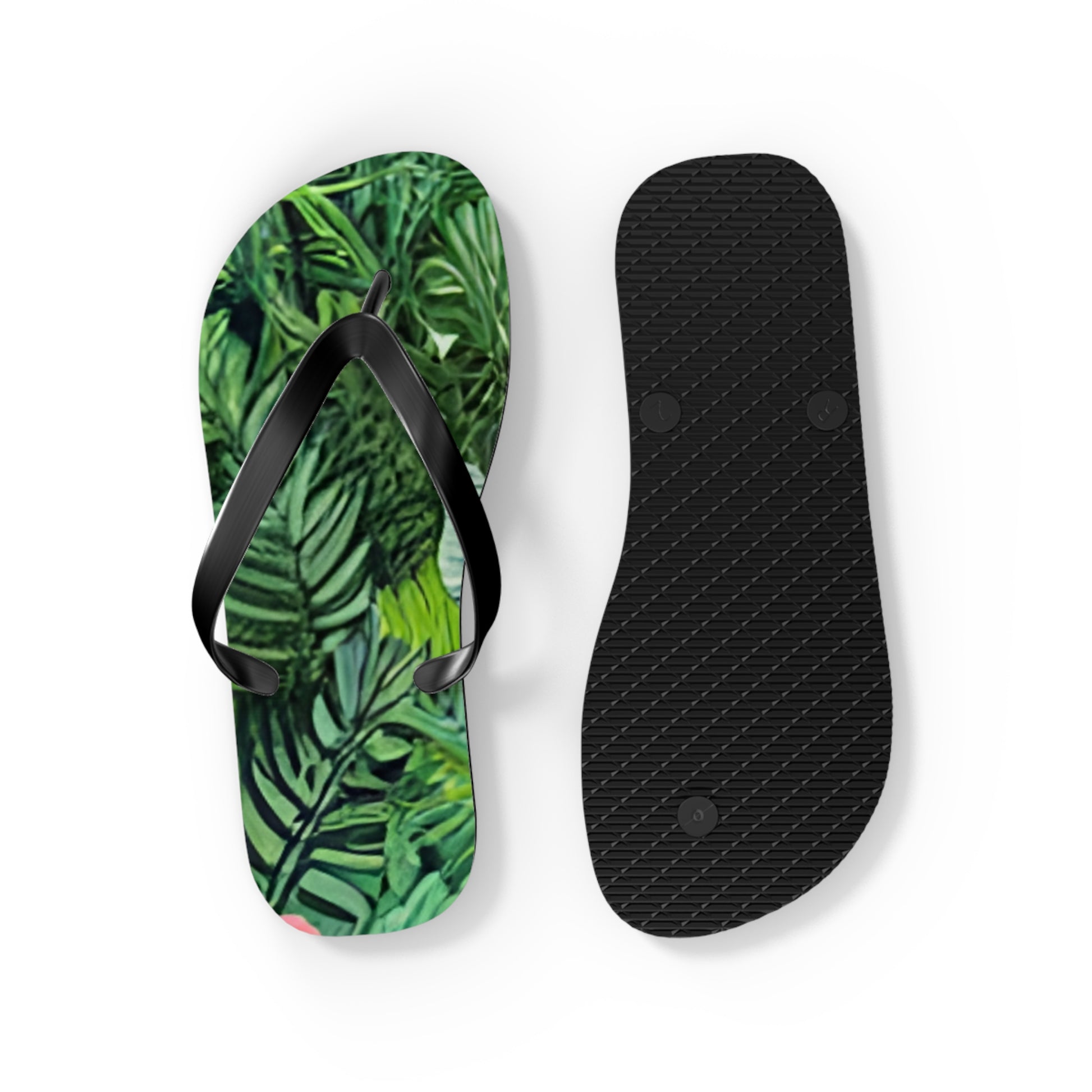 Jungle Zebra Art Flip Flops, Artsulli - Art is Long, Life is Short, Shoes, , , , , , , 