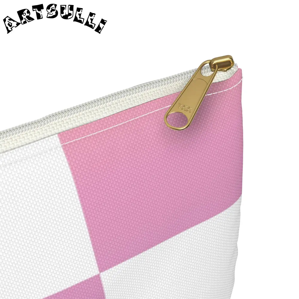 JAKKOUTTHEBXX Vaporwave Check Accessory Pouch JAKKOUTTHEBXX Artsulli
