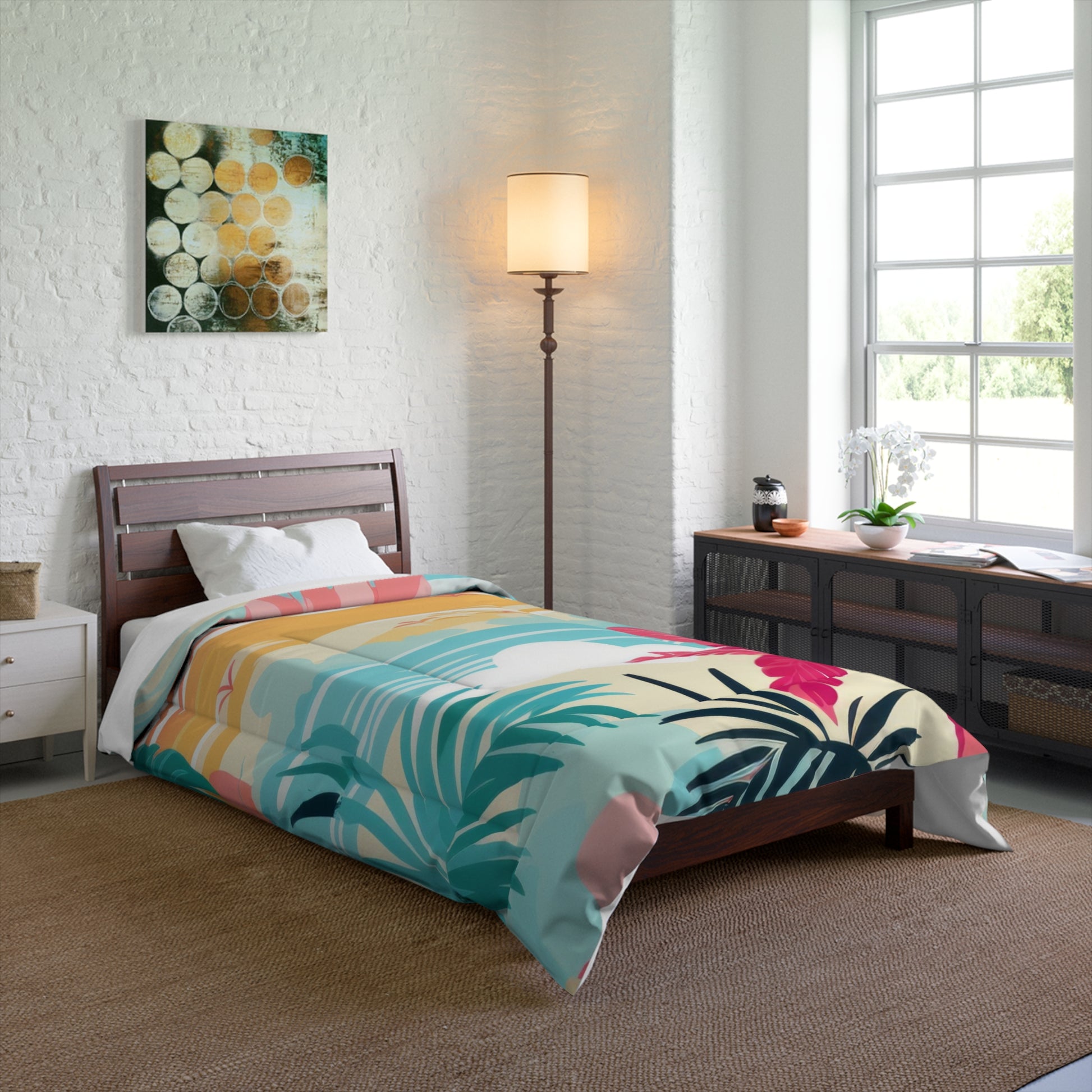 Afshar Island Dream Comforter, Artsulli - Art is Long, Life is Short, Home Decor, , , , , , , 
