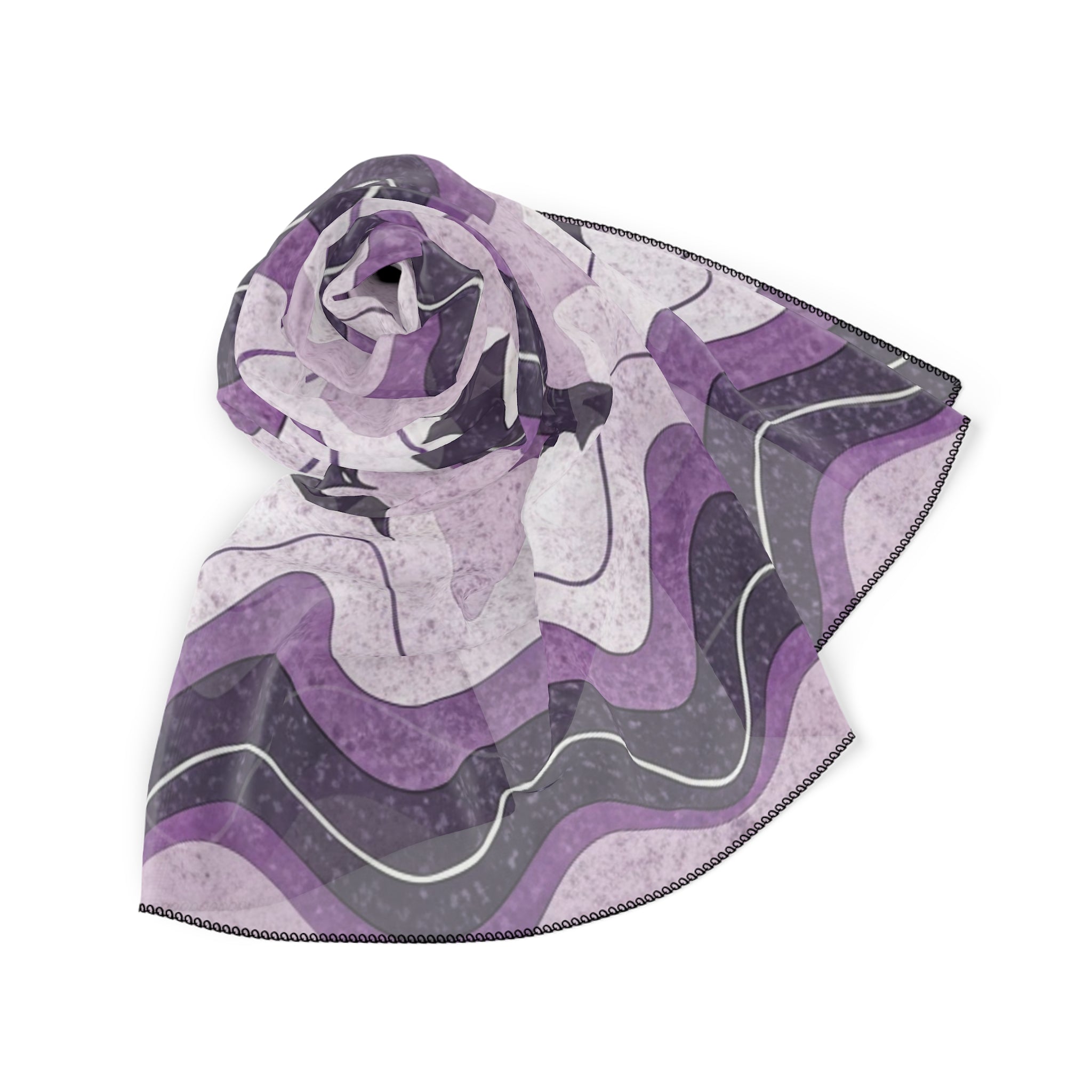 Bat Wave Poly Scarf, Artsulli - Art is Long, Life is Short, Accessories, , , , , , , 