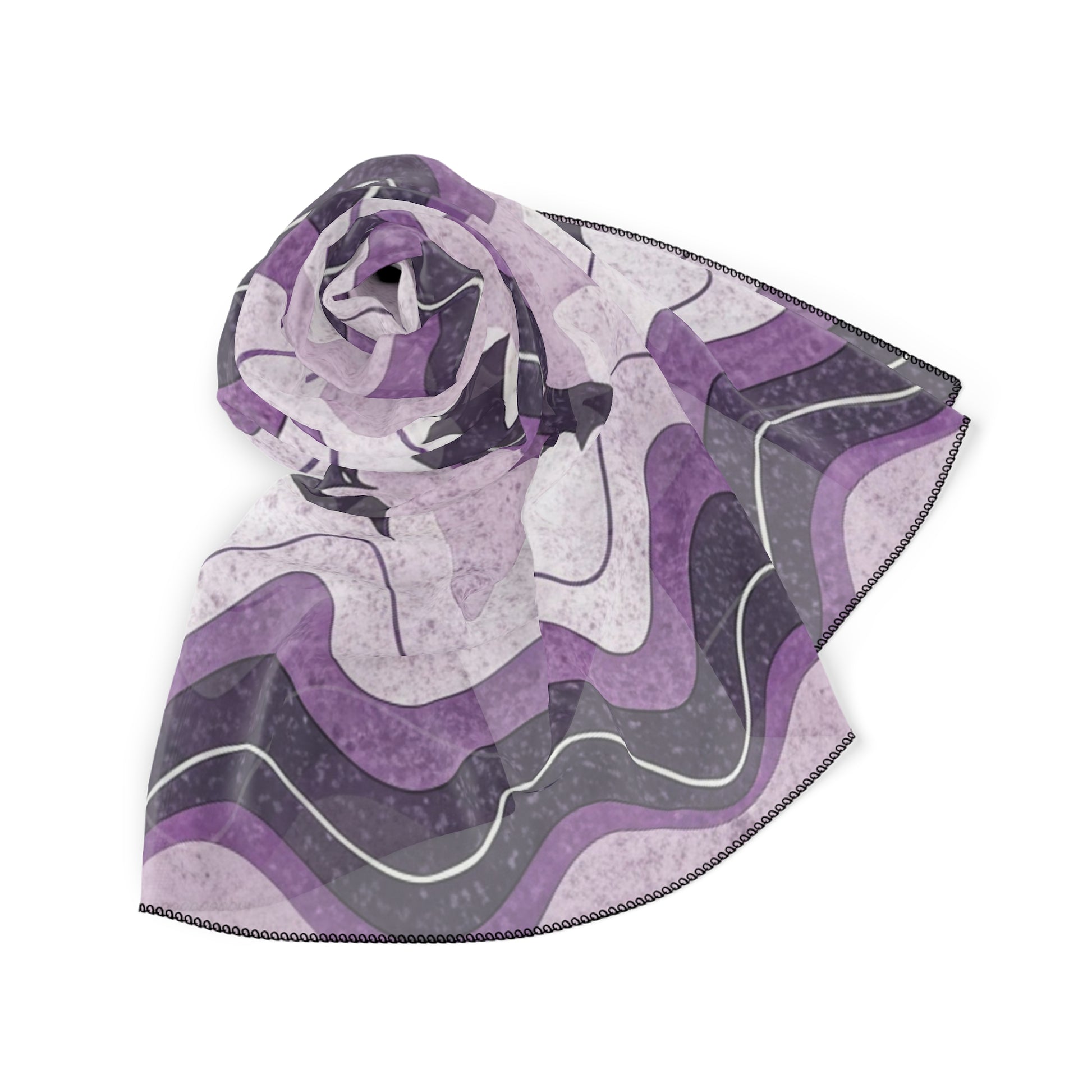 Bat Wave Poly Scarf, Artsulli - Art is Long, Life is Short, Accessories, , , , , , , 