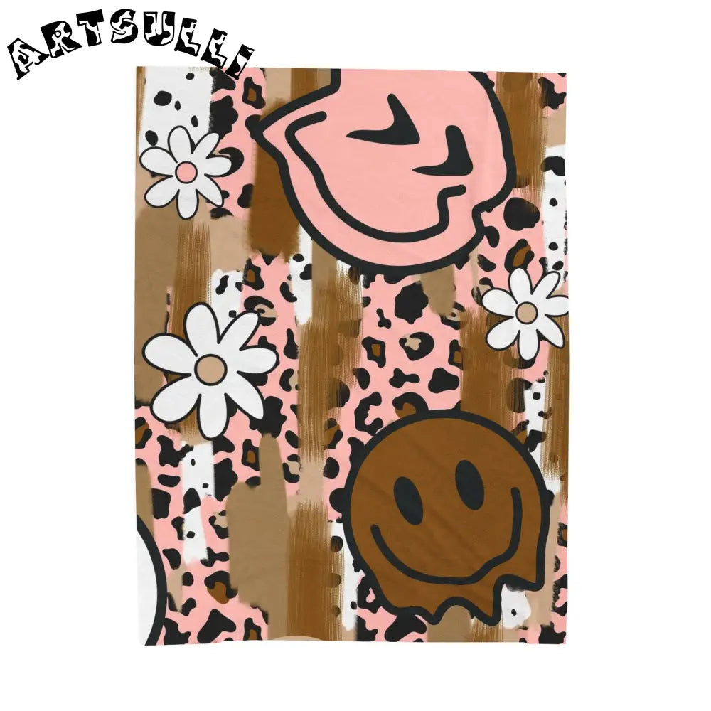 JAKKOUTTHEBXX Sutfin Ghosts Pop Art Velveteen Plush Blanket