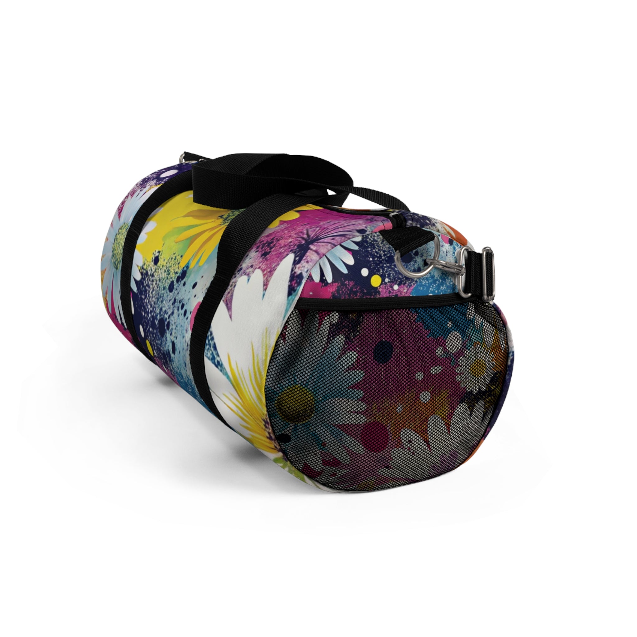 Magical Flower Explosion Multi-Color Duffel Bag, Artsulli - Art is Long, Life is Short, Bags, , , , , , , 