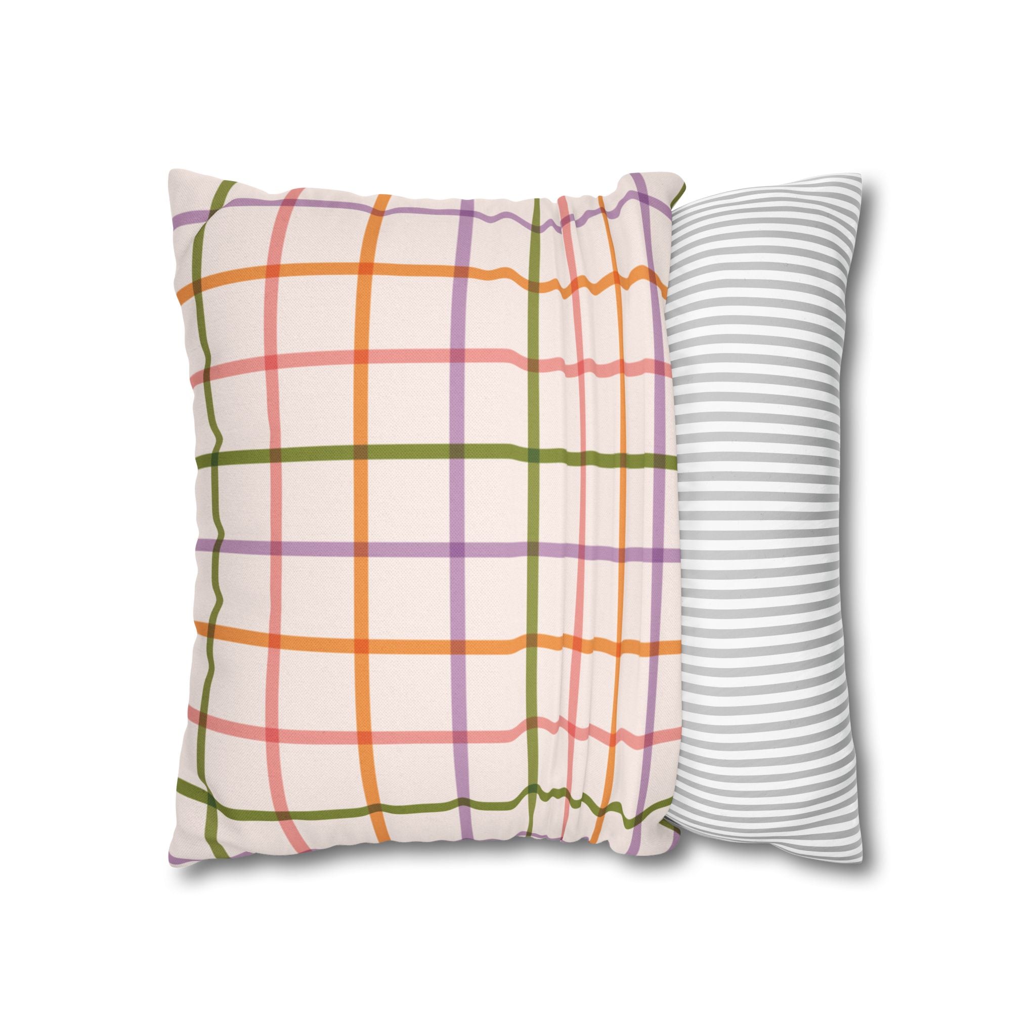 Spun Polyester Square Pillowcase, Artsulli - Art is Long, Life is Short, Home Decor, , , , , , , 