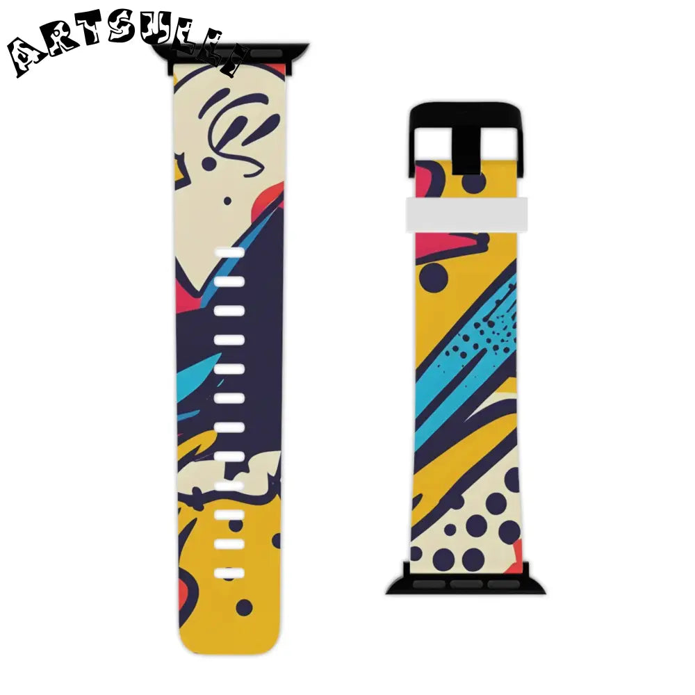JAKKOUTTHEBXX Comic x Pop Art II Watch Band for Apple Watch