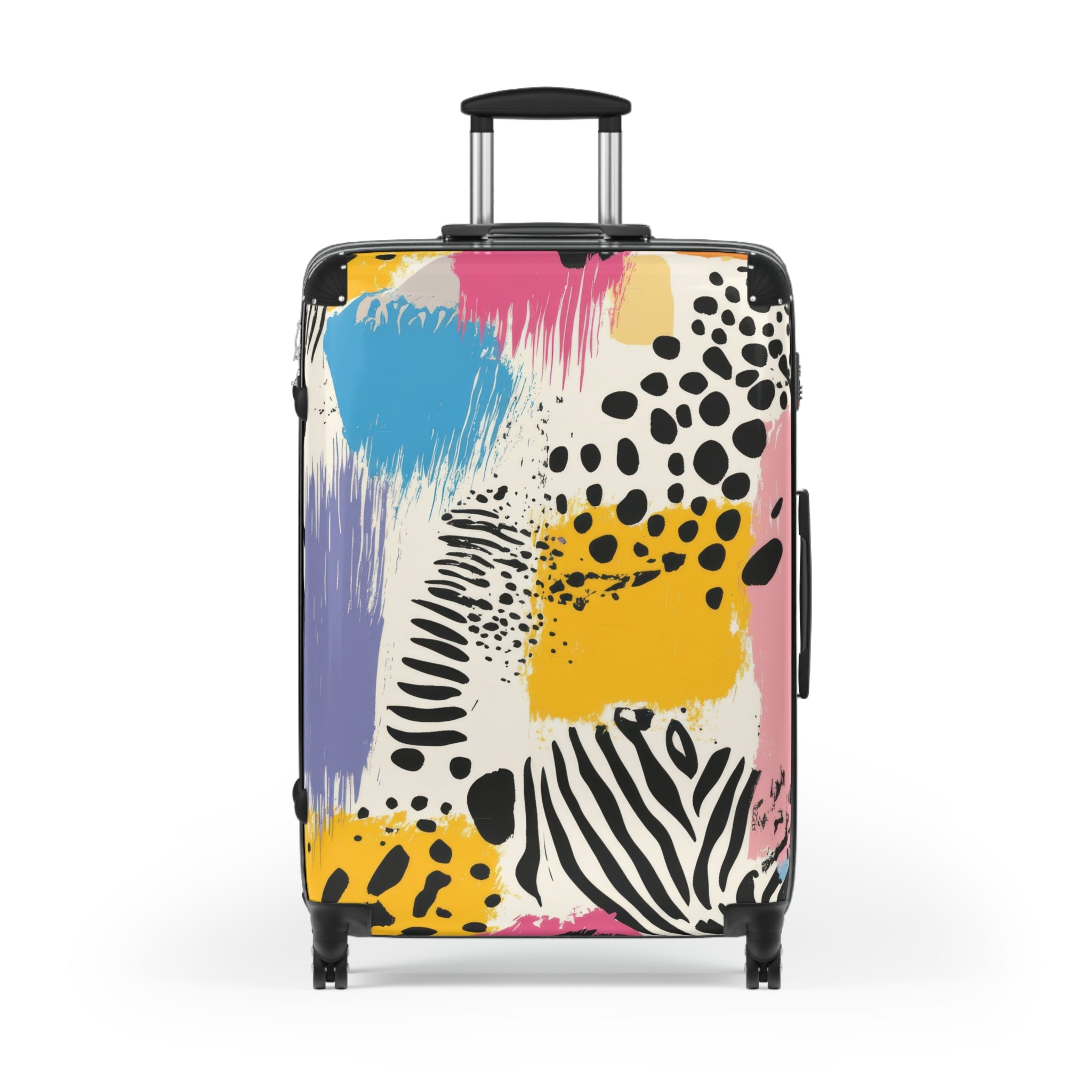 Rae Zebra Rhapsody II Suitcase, Artsulli - Art is Long, Life is Short, Bags, Size, Large, Color, Black, , , 98539002836260