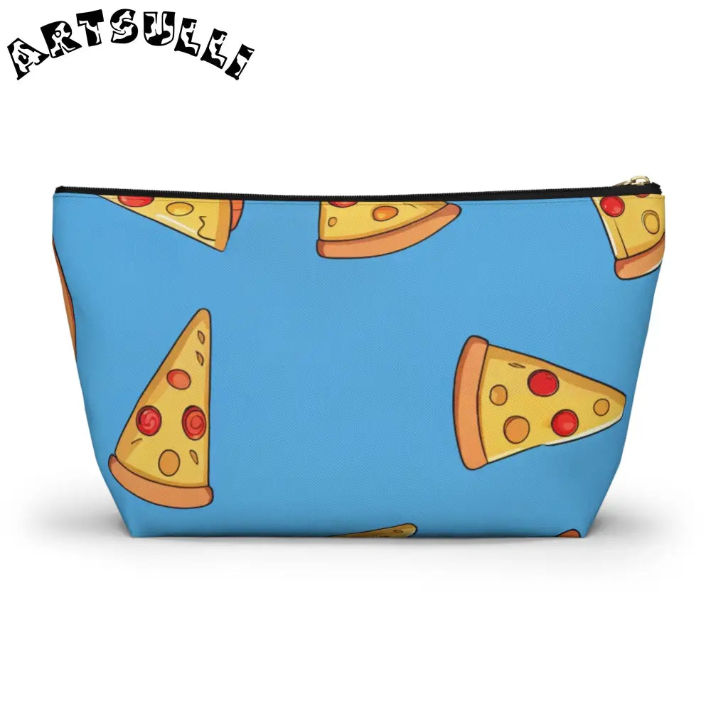 JAKKOUTTHEBXX Blue Pizza Dreamscape Accessory Pouch w T-bottom