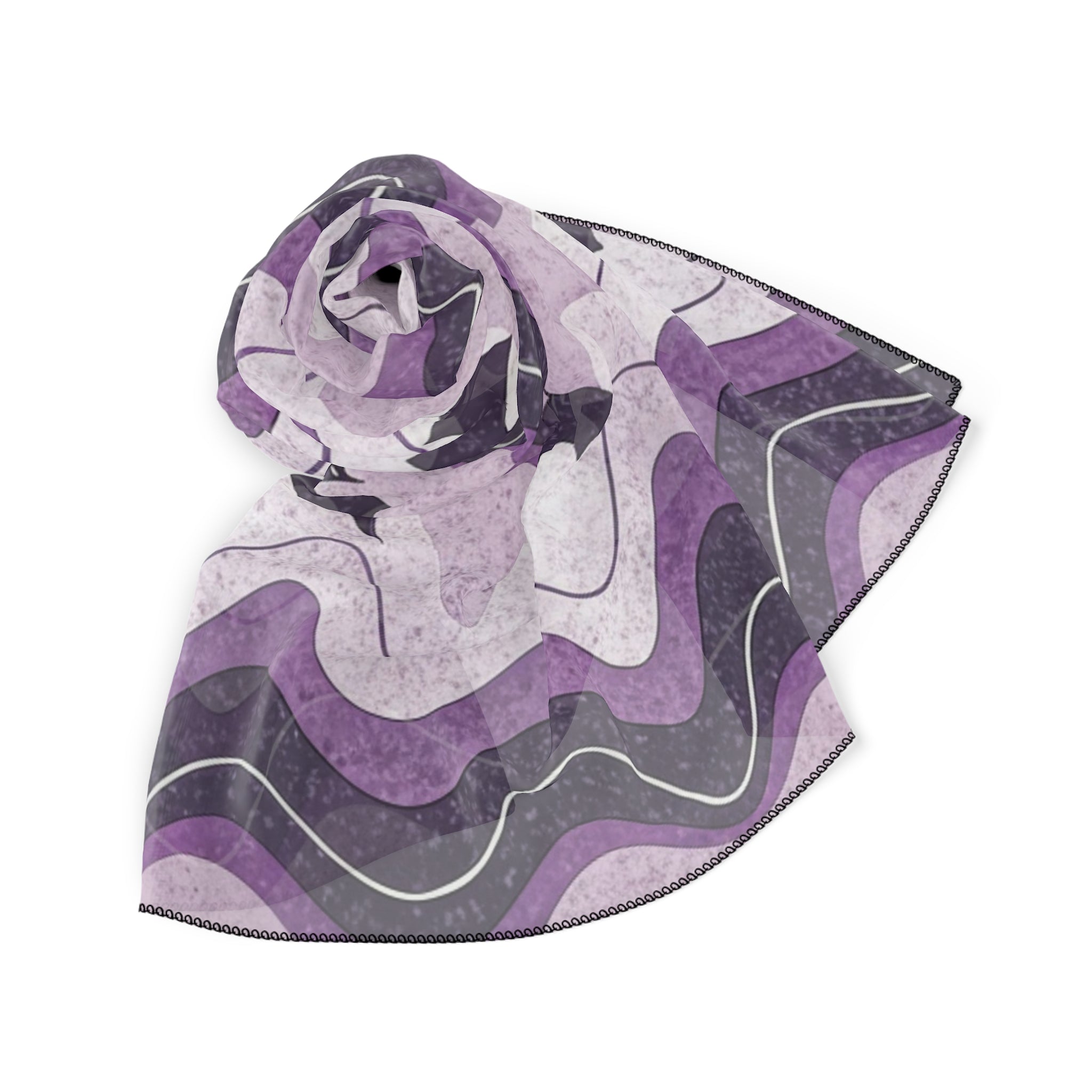 Bat Wave Poly Scarf, Artsulli - Art is Long, Life is Short, Accessories, , , , , , , 