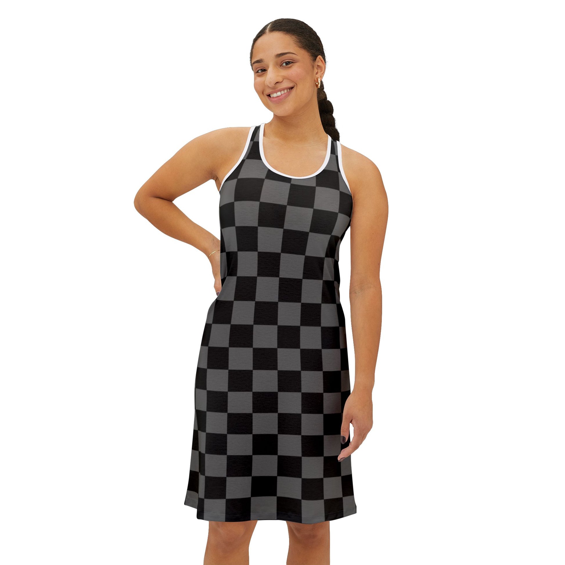 8K Void Surfer Women's Racerback Dress (AOP), Artsulli - Art is Long, Life is Short, Tank Top, , , , , , , 