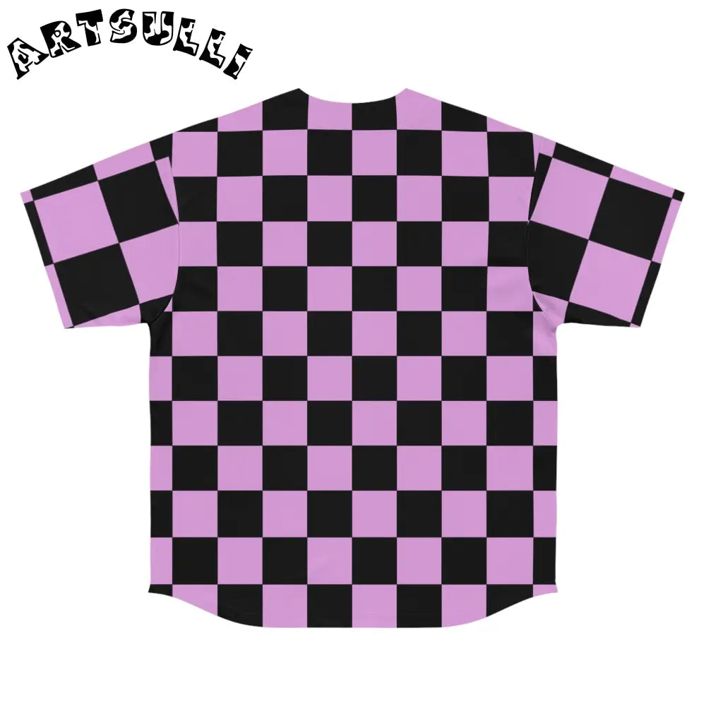 JAKKOUTTHEBXX Pixel Punk Vision Men’s Baseball Jersey (AOP)