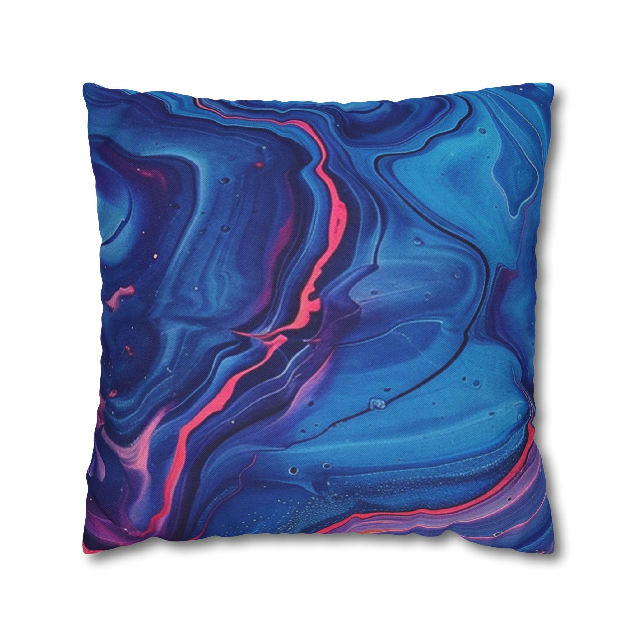 Spun Polyester Square Pillowcase, Artsulli - Art is Long, Life is Short, Home Decor, Size, 20" × 20", , , , , 17371326974675763448