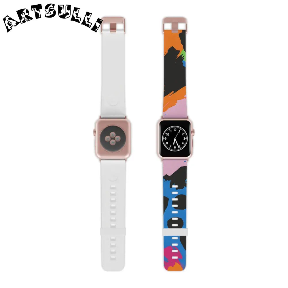 JAKKOUTTHEBXX Wild Brush Strokes x Animal Print Multi-Color Watch