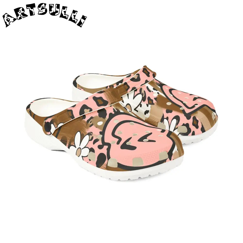JAKKOUTTHEBXX Sutfin Ghosts Pop Art EVA Foam Rubber Shoes (AOP)