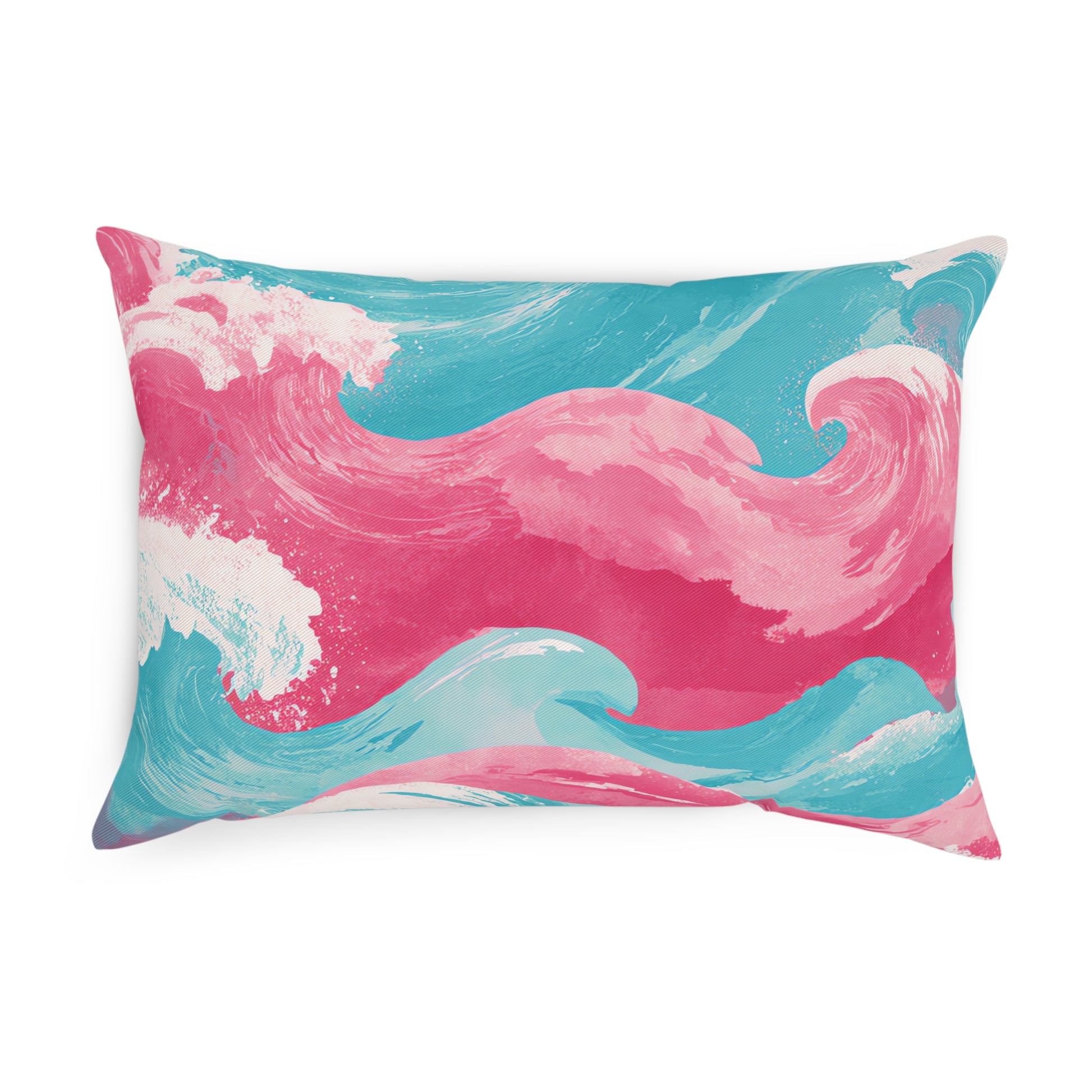 The Great Pastelwave Pink and Blue Cushion, Artsulli - Art is Long, Life is Short, Home Decor, , , , , , , 
