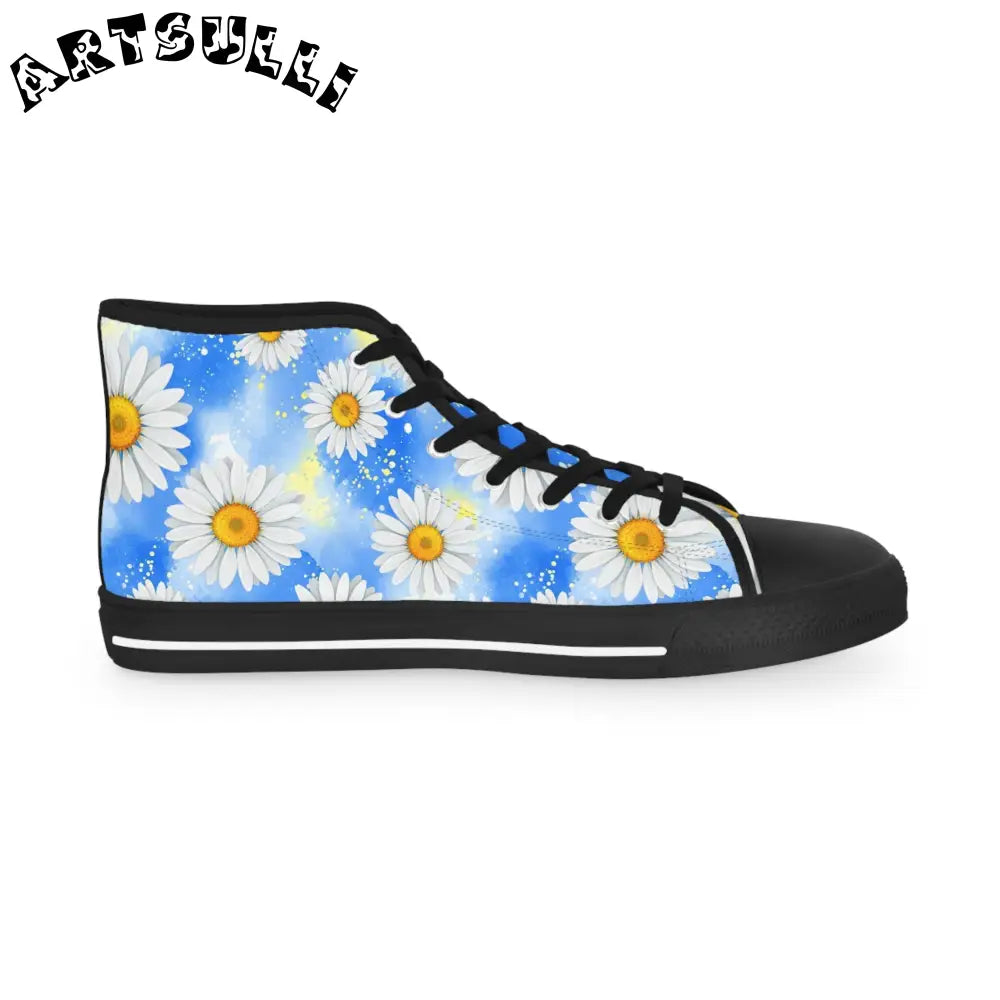 JAKKOUTTHEBXX Daisies II Men’s High Top Sneakers JAKKOUTTHEBXX