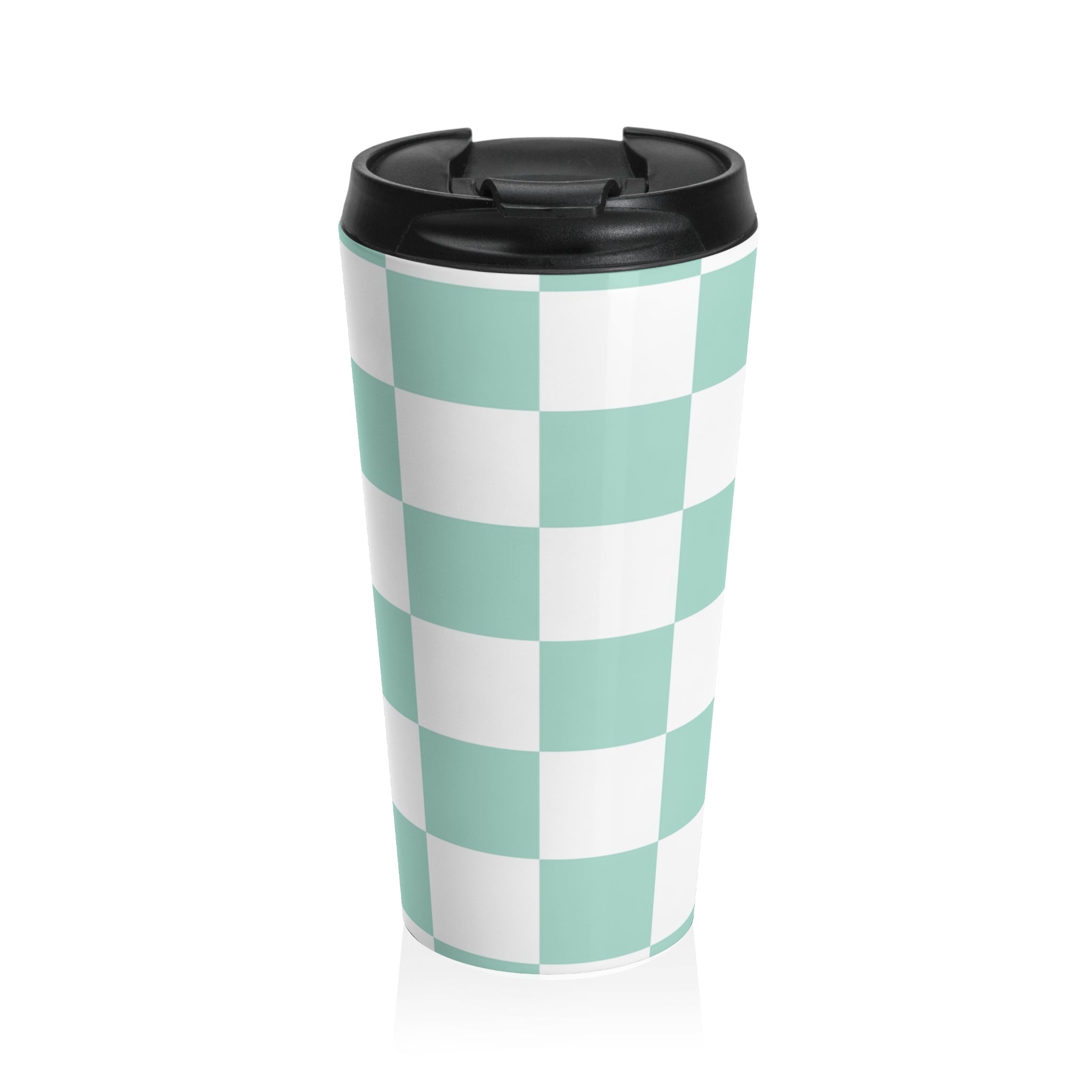 Chessboard Stainless Steel Travel Mug, Artsulli - Art is Long, Life is Short, Mug, Size, 15oz, , , , , 31536952117301345302