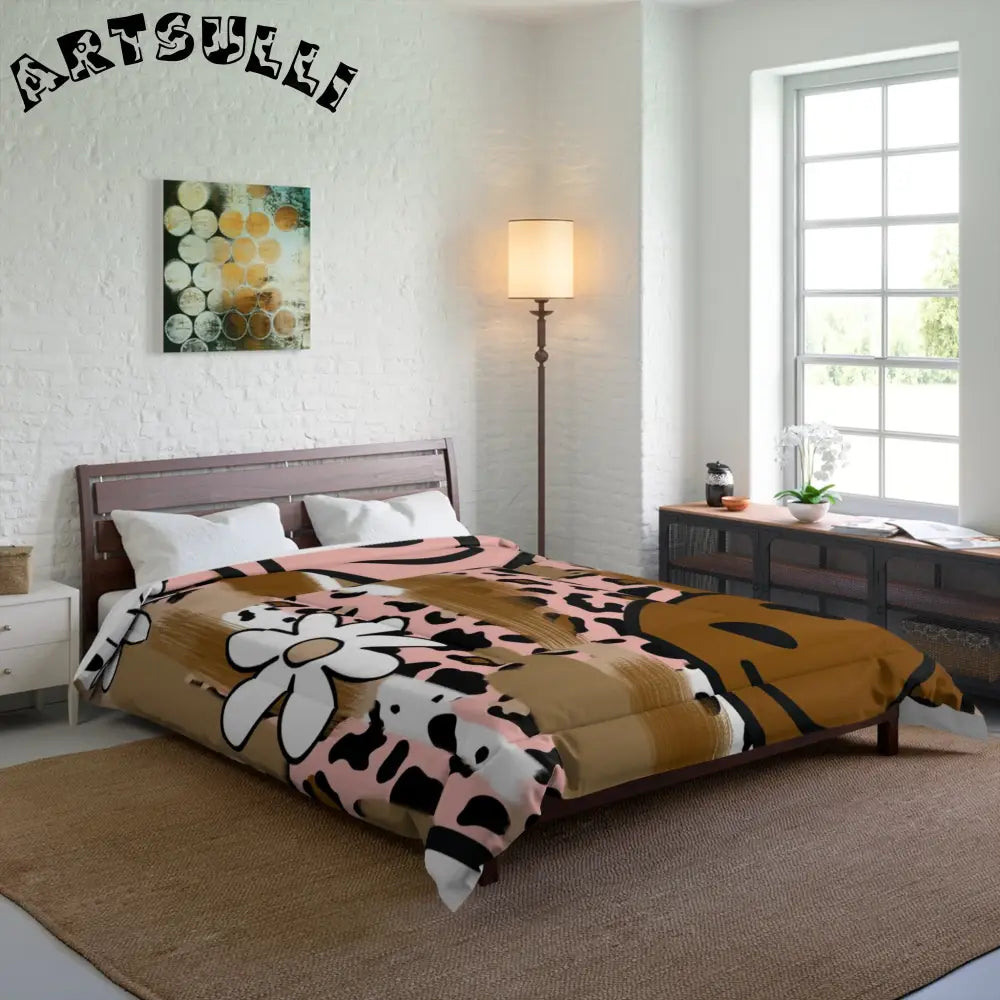 JAKKOUTTHEBXX Sutfin Ghosts Pop Art Comforter JAKKOUTTHEBXX Artsulli