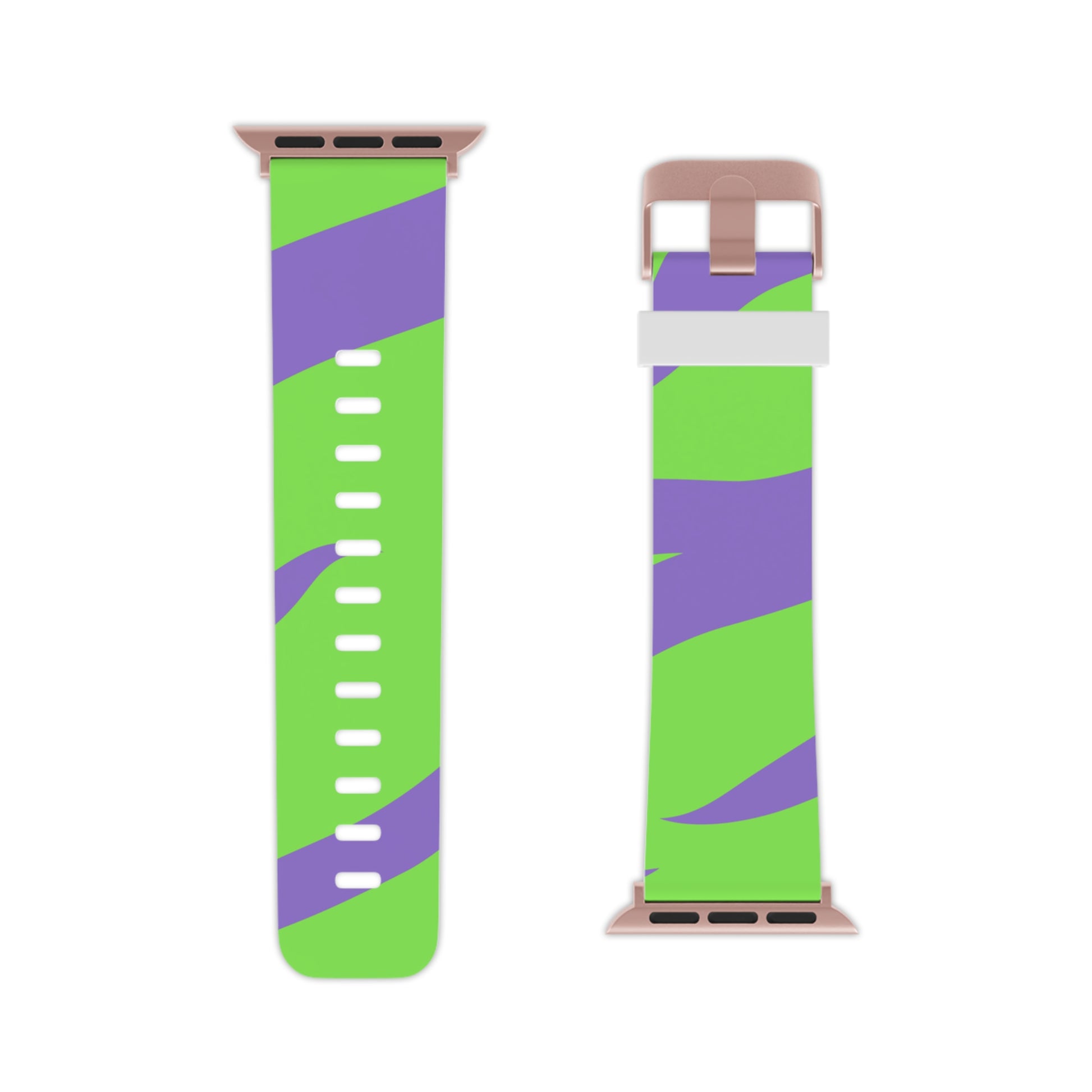 Tyrannosaurus Print Green and Purple Watch Band for Apple Watch, Artsulli - Art is Long, Life is Short, Accessories, , , , , , , 