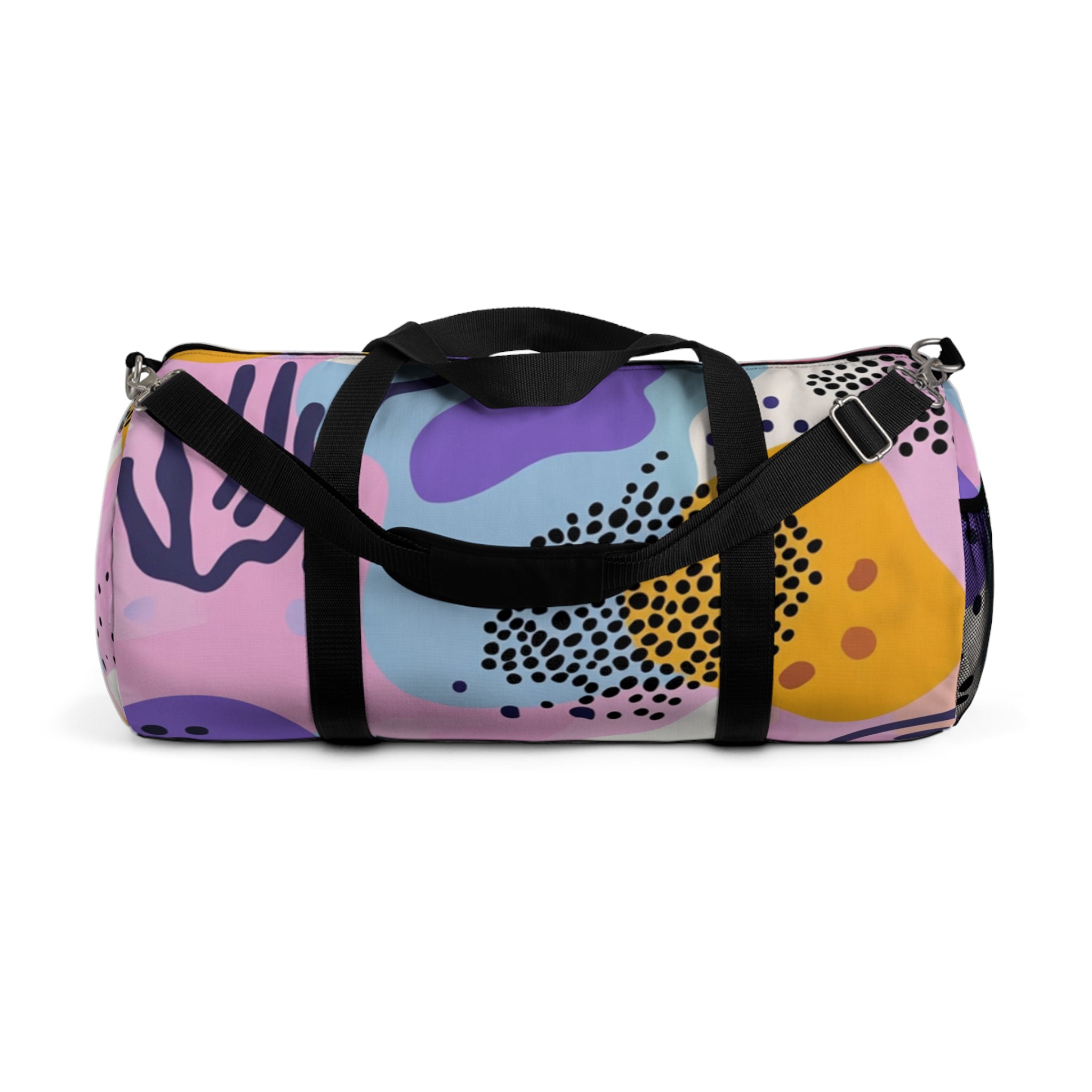 Colorful Abstract Dots and Shapes II Duffel Bag, Artsulli - Art is Long, Life is Short, Bags, Size, Large, , , , , 25627022977034