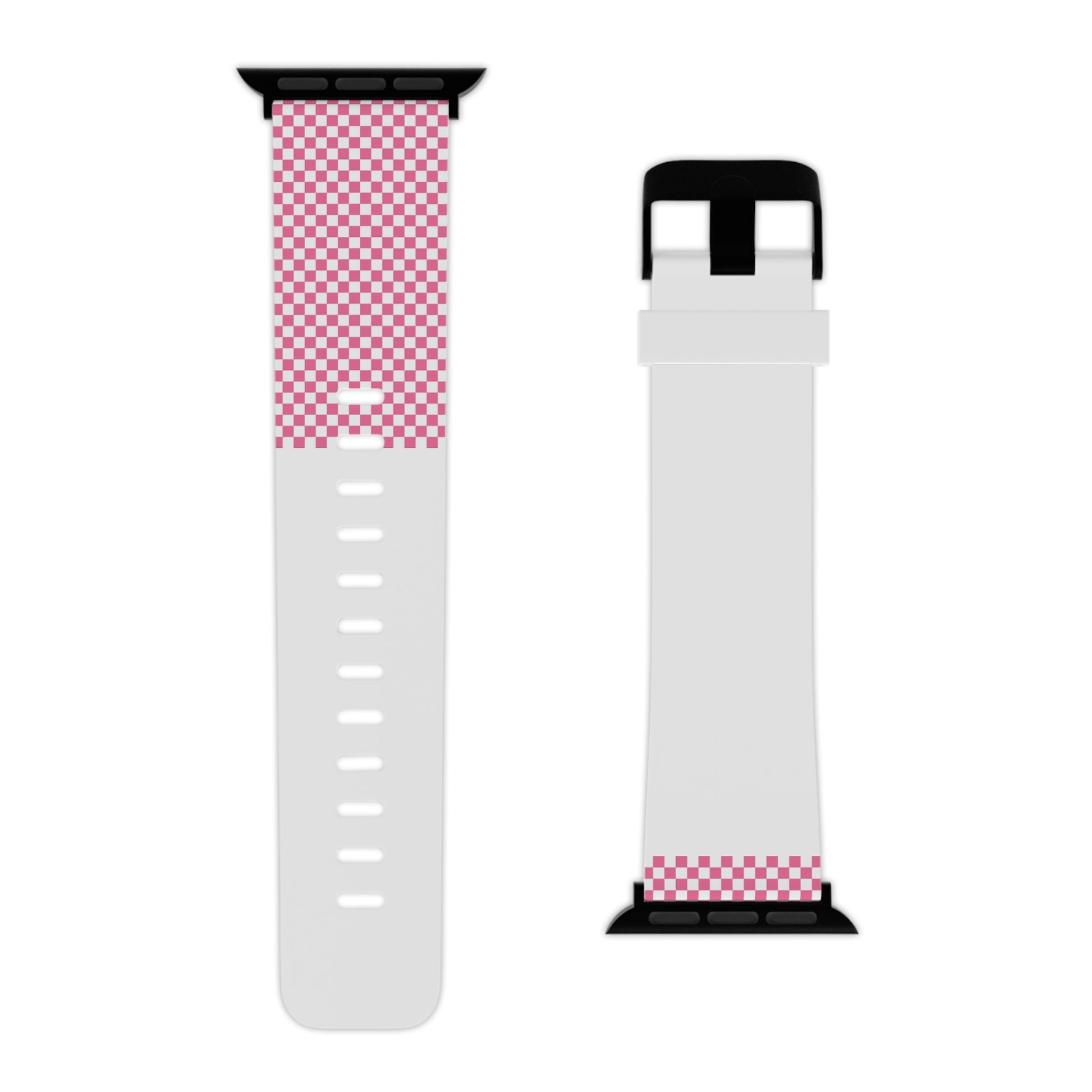 Yuyushiki Pink Check Watch Band for Apple Watch, Artsulli - Art is Long, Life is Short, Accessories, , , , , , , 