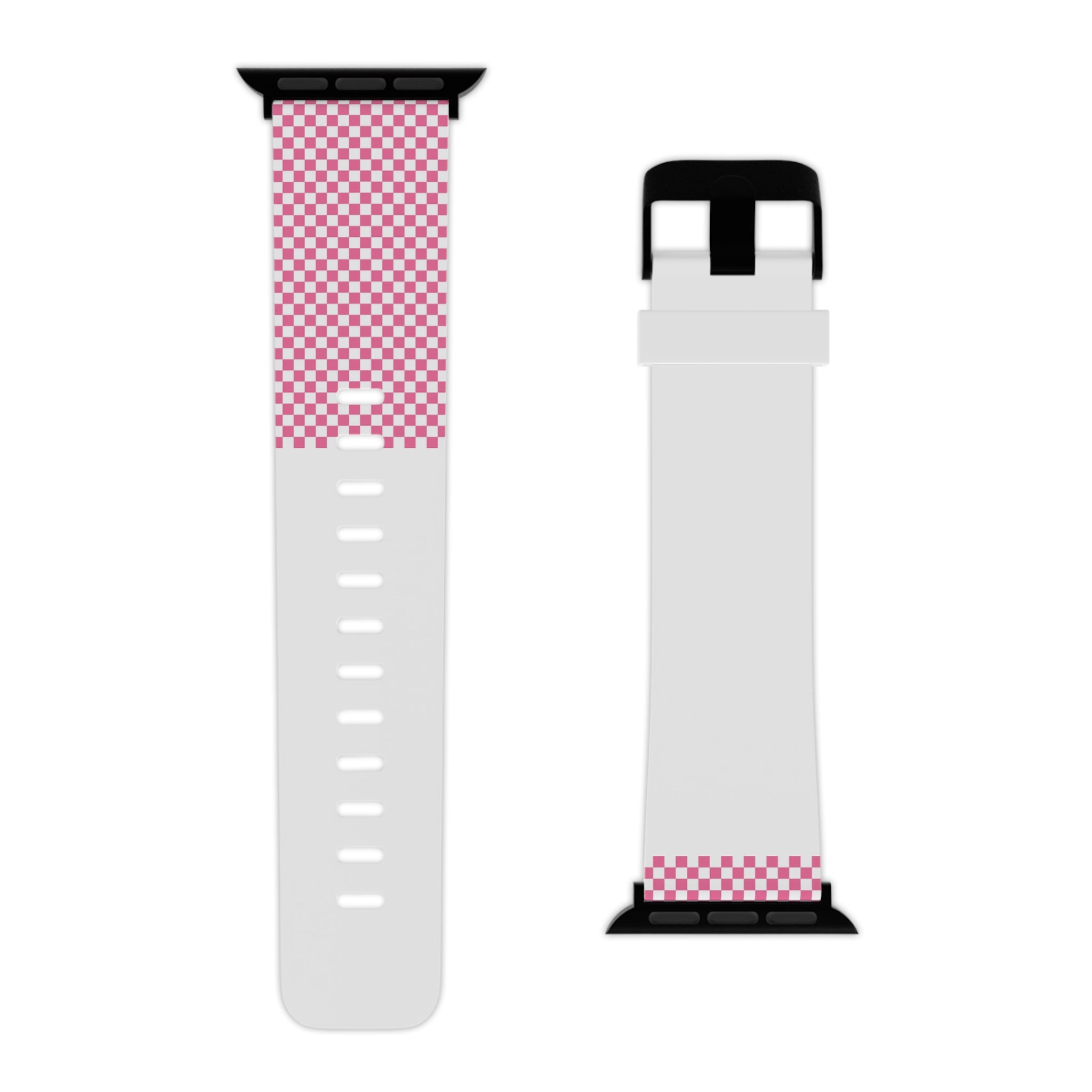 Yuyushiki Pink Check Watch Band for Apple Watch, Artsulli - Art is Long, Life is Short, Accessories, , , , , , , 