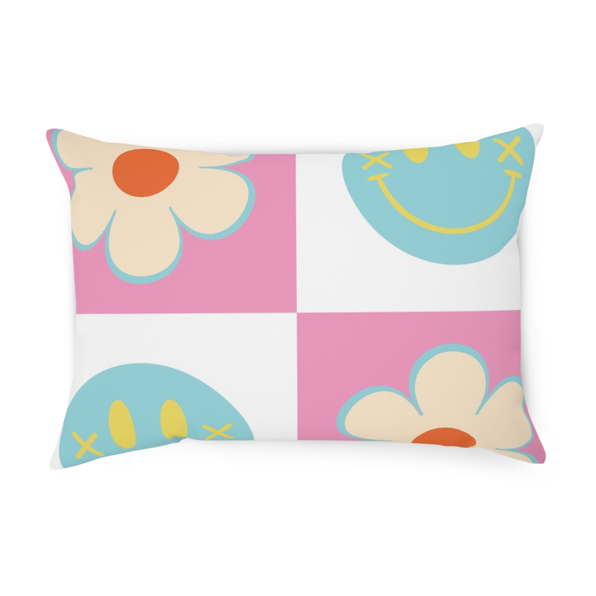 Madotsukis Grin Bloom Cushion, Artsulli - Art is Long, Life is Short, Home Decor, Size, 19.7" × 13.8", , , , , 30739643315465854120