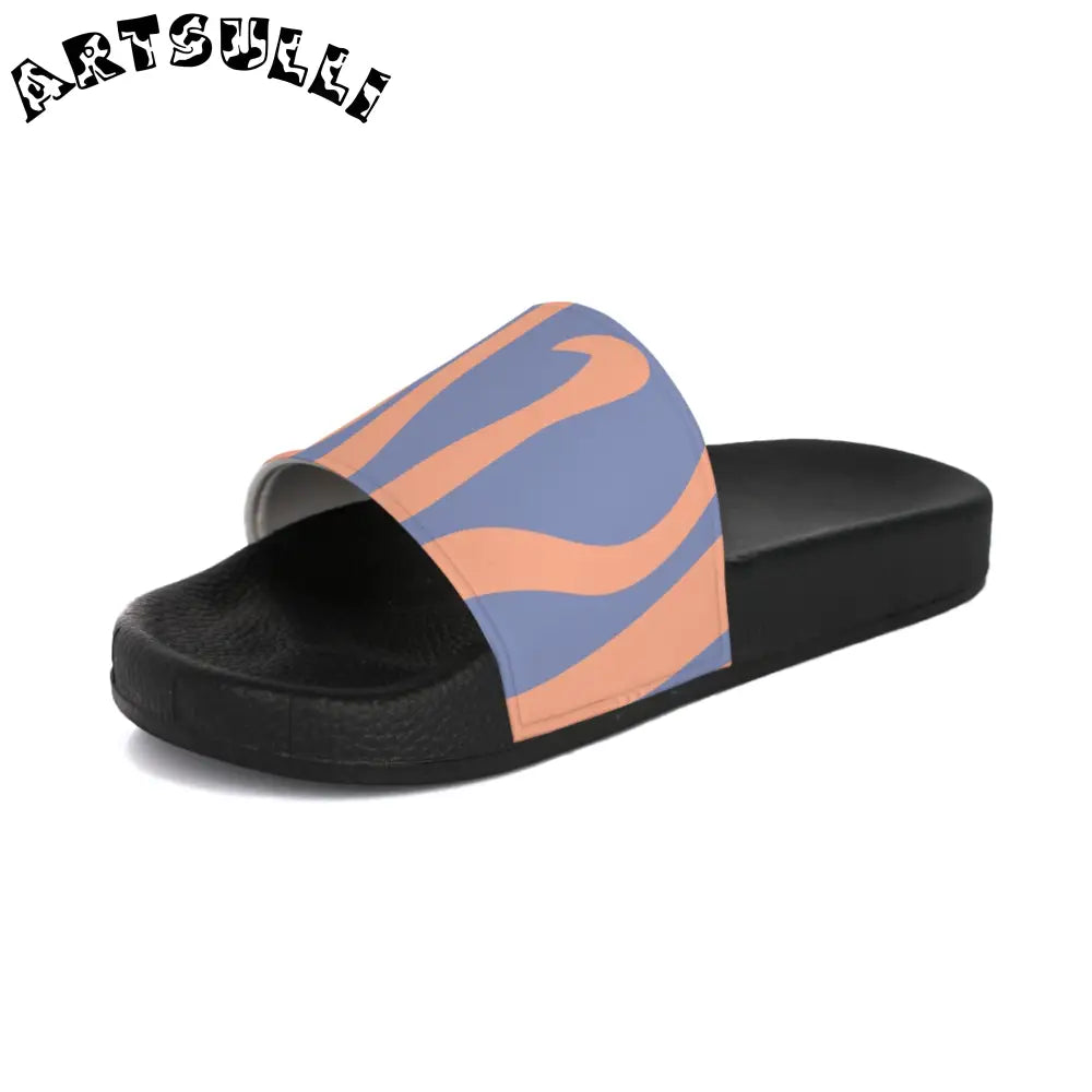JAKKOUTTHEBXX Custom Touch Melting Zebra Stripes Slides 2025