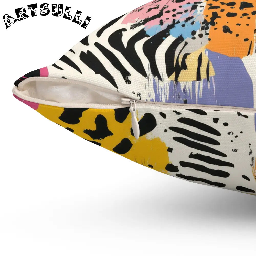 JAKKOUTTHEBXX Animal Print x Paint Brush Strokes Multi-Color Spun