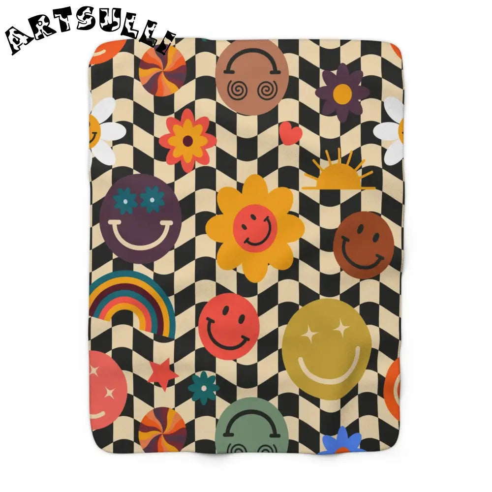 JAKKOUTTHEBXX Trippy x Wavy Checkerboard x Smiley Face x Rainbow x