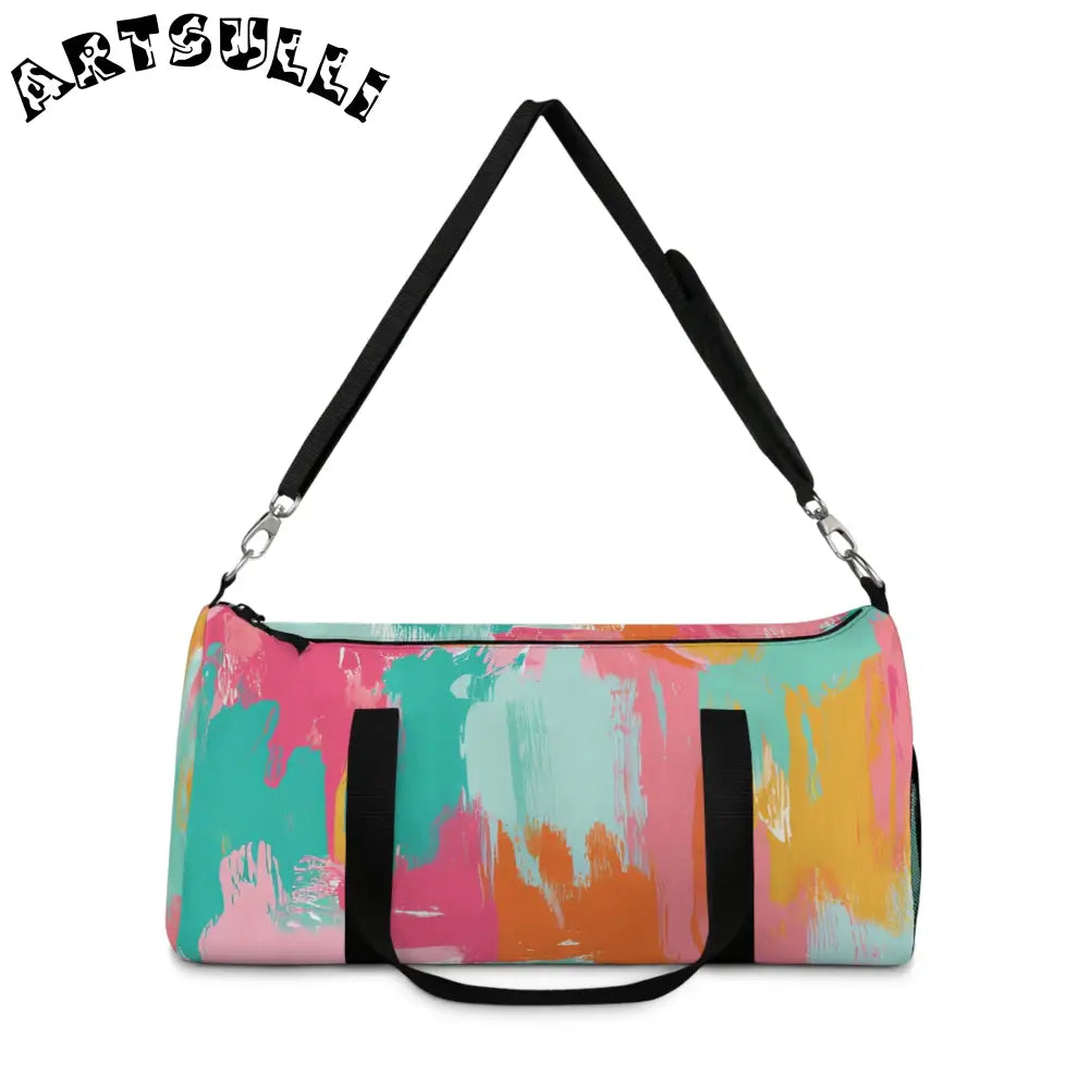 JAKKOUTTHEBXX Preppy Pixel Bloom II Duffel Bag JAKKOUTTHEBXX