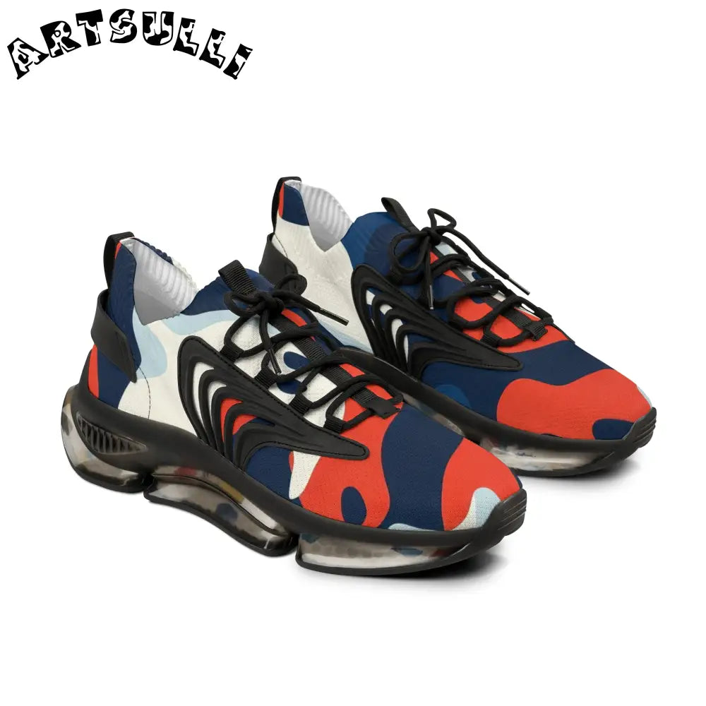 JAKKOUTTHEBXX Camo Ghosts Men’s Mesh Sneakers JAKKOUTTHEBXX Artsulli