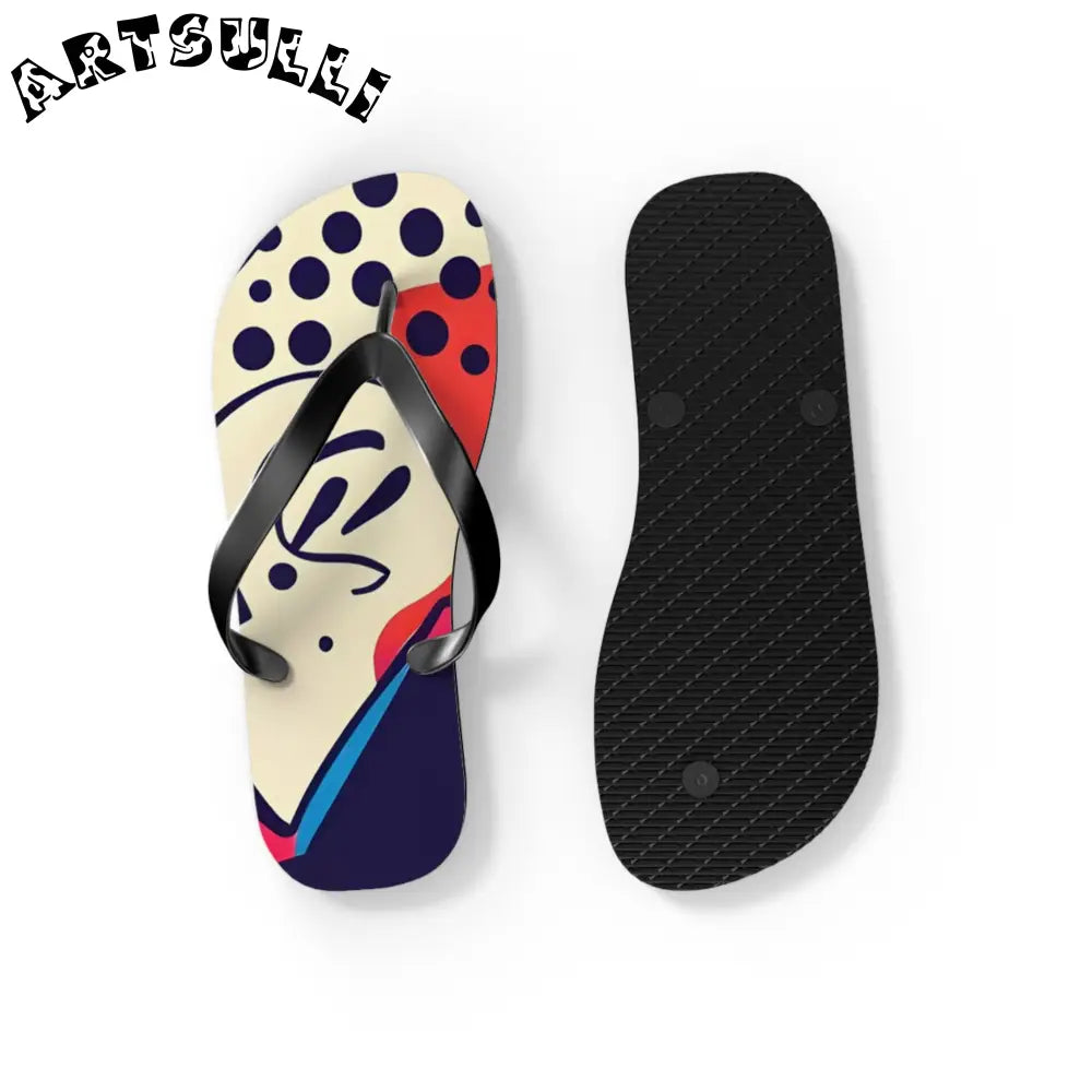 JAKKOUTTHEBXX Comic x Pop Art Flip Flops JAKKOUTTHEBXX Artsulli
