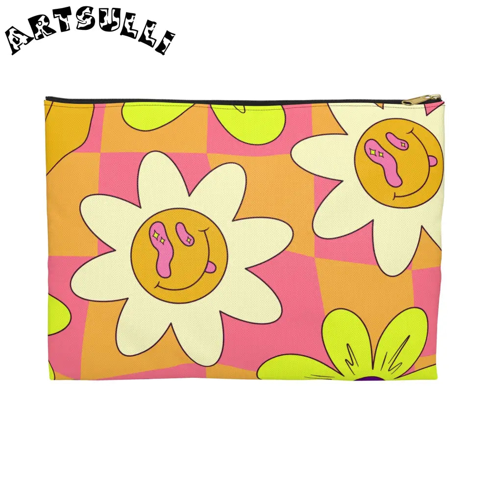 JAKKOUTTHEBXX Trippy Sour Face Rave Accessory Pouch JAKKOUTTHEBXX