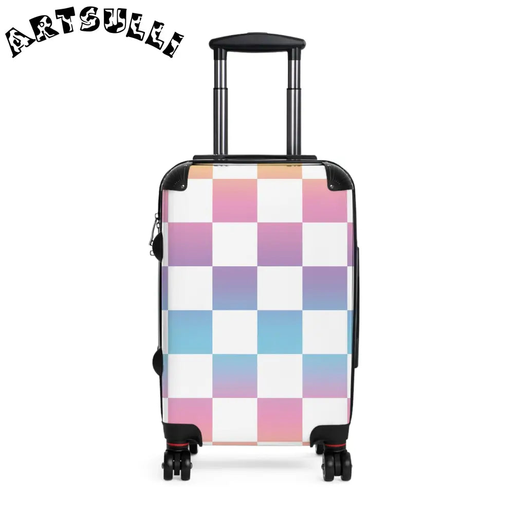 JAKKOUTTHEBXX Vaporwave Check Suitcase JAKKOUTTHEBXX Artsulli - Art