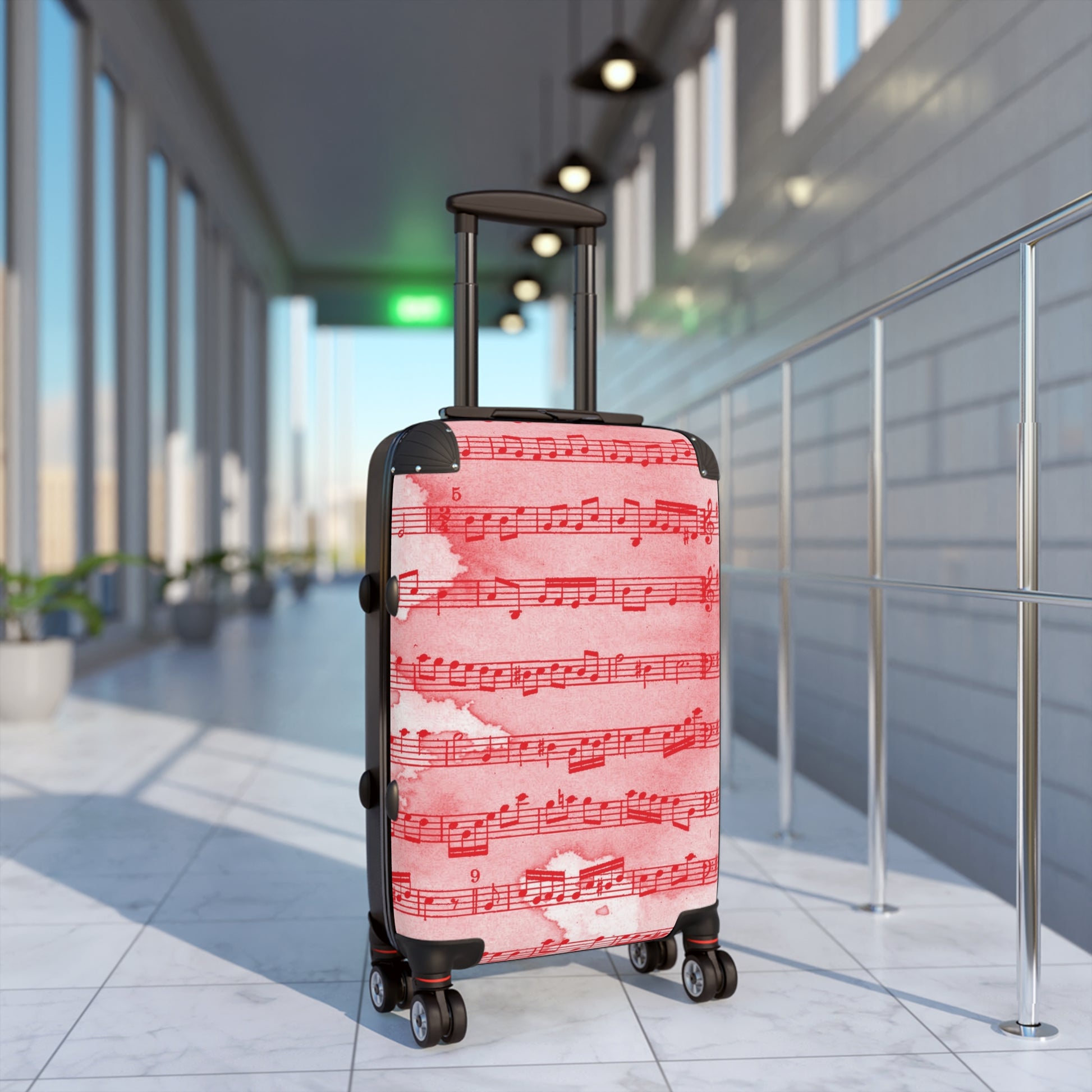 Drip Spill Type Beat Sheet Music Red Suitcase, Artsulli - Art is Long, Life is Short, Bags, , , , , , , 
