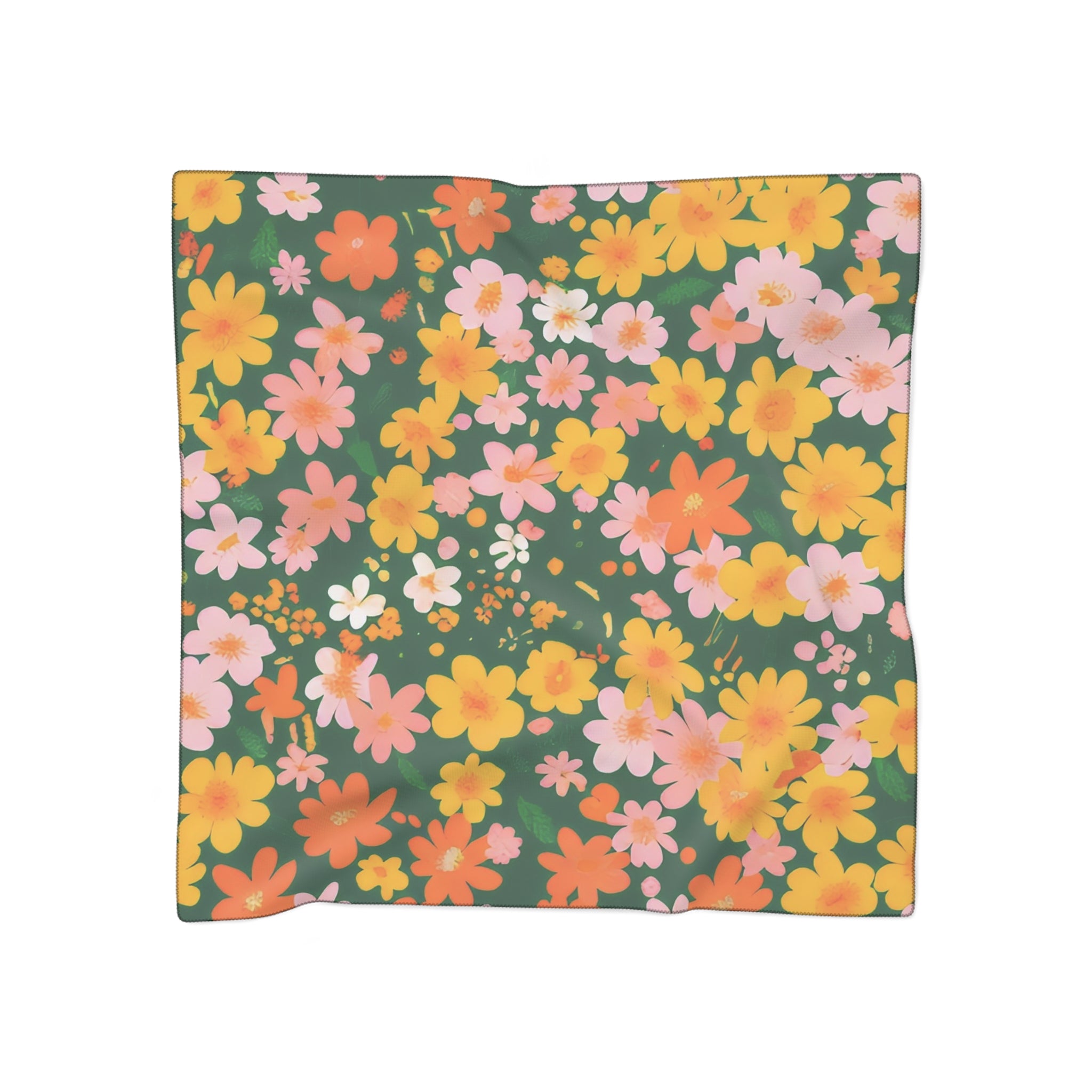Poly Scarf, Artsulli - Art is Long, Life is Short, Accessories, Color, Poly chiffon, Size, 50" × 50", , , 28986575987969422902
