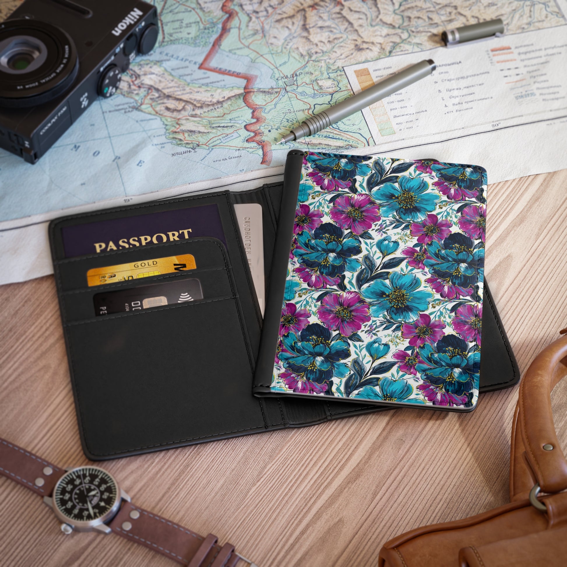 Passport Cover, Artsulli - Art is Long, Life is Short, Accessories, , , , , , , 